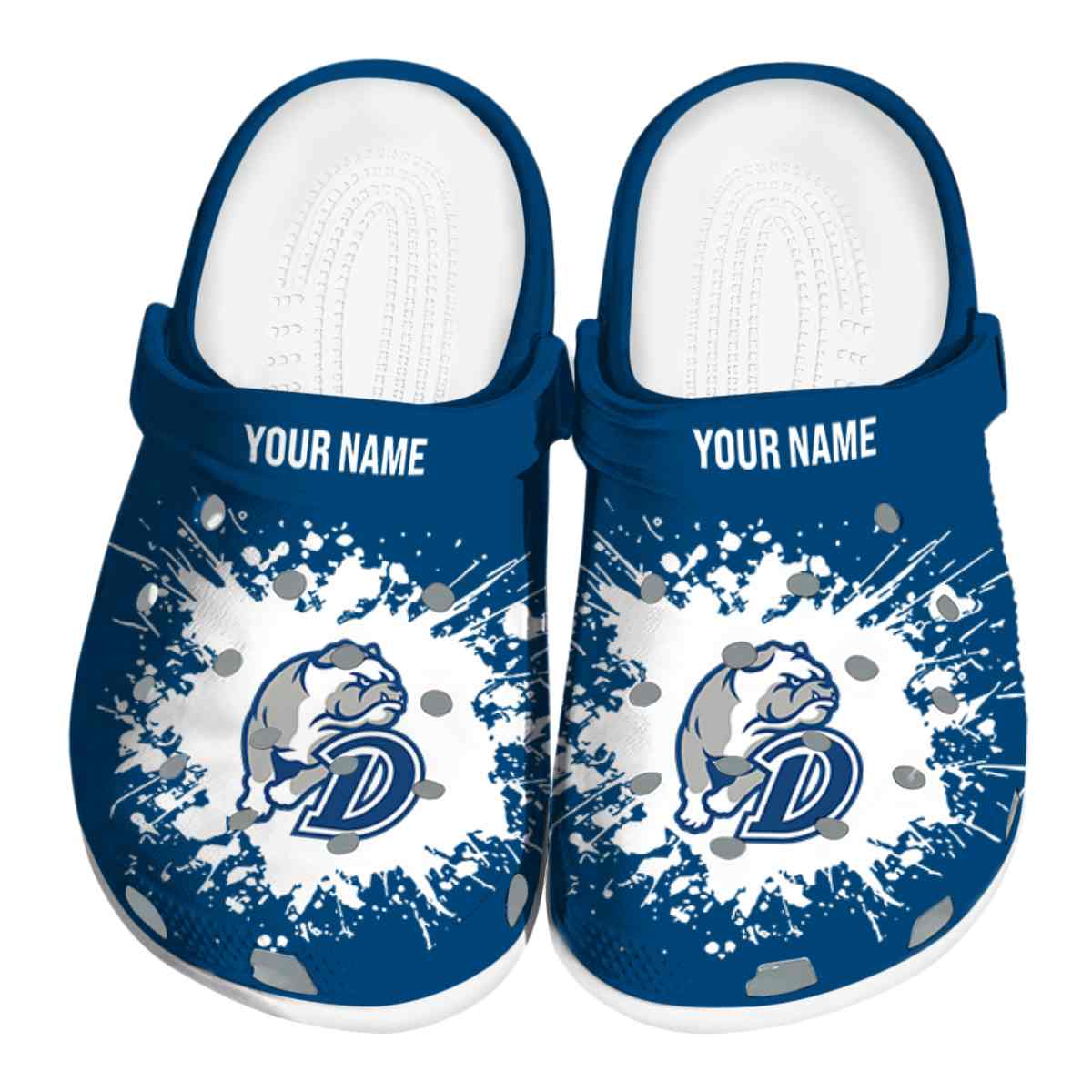 Drake Bulldogs 2025 NCAA Sport Crocs Clogs For Men Women and Kids - GNL1461806