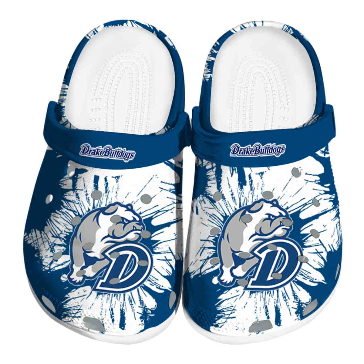 Drake Bulldogs 2025 NCAA Sport Crocs Clogs For Men Women and Kids - GNL1461803
