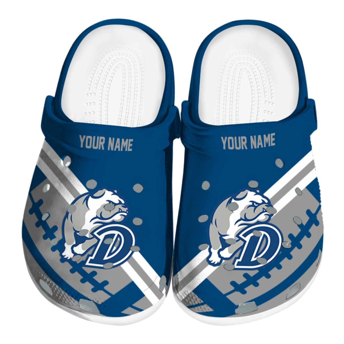 Drake Bulldogs 2025 NCAA Sport Crocs Clogs For Men Women and Kids - GNL1461807