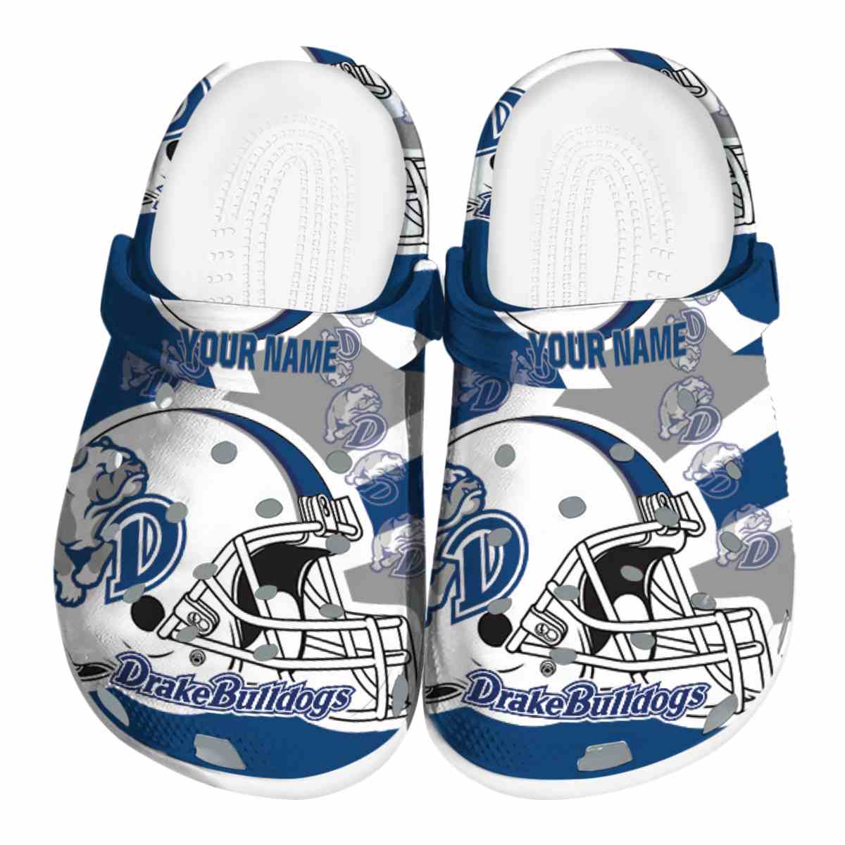 Drake Bulldogs 2025 NCAA Sport Crocs Clogs For Men Women and Kids - GNL1461816