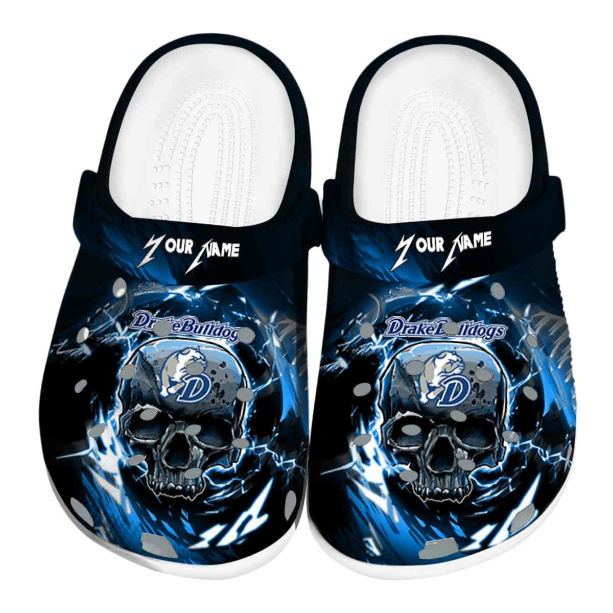 Drake Bulldogs 2025 NCAA Sport Crocs Clogs For Men Women and Kids - GNL1461801