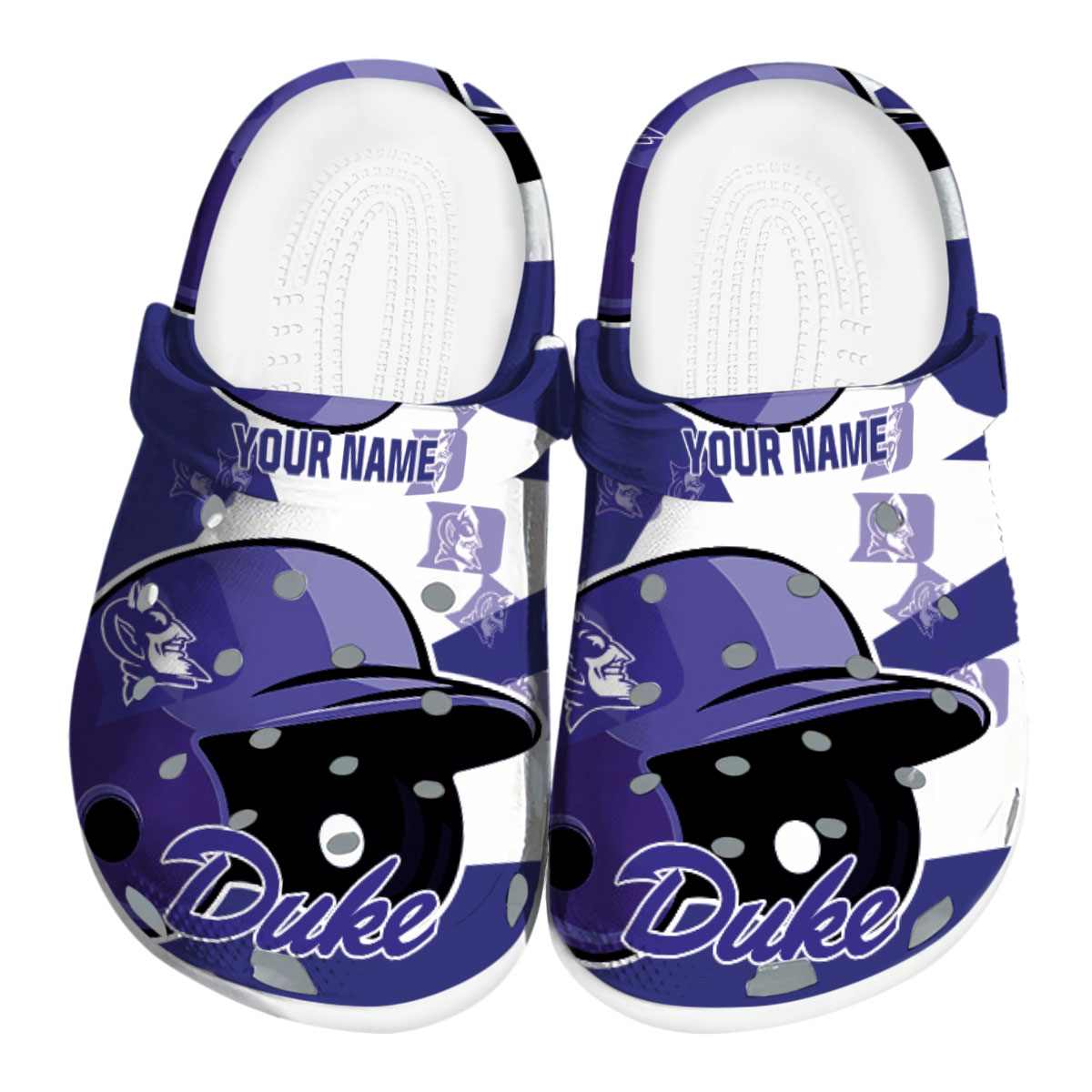 Duke Blue Devils 2025 NCAA Sport Crocs Clogs For Men Women and Kids - GNL1461847