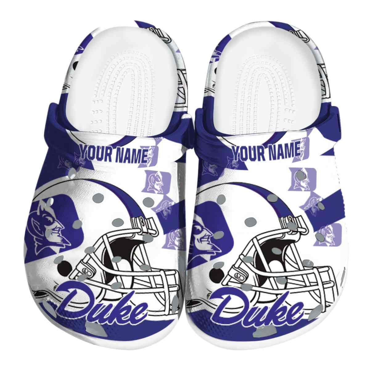 Duke Blue Devils 2025 NCAA Sport Crocs Clogs For Men Women and Kids - GNL1461829