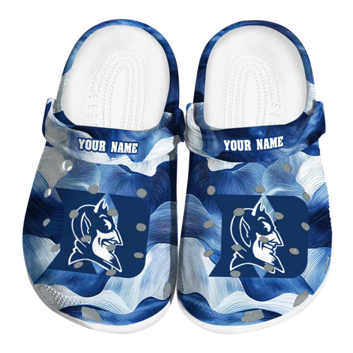 Duke Blue Devils 2025 NCAA Sport Crocs Clogs For Men Women and Kids - GNL1461848