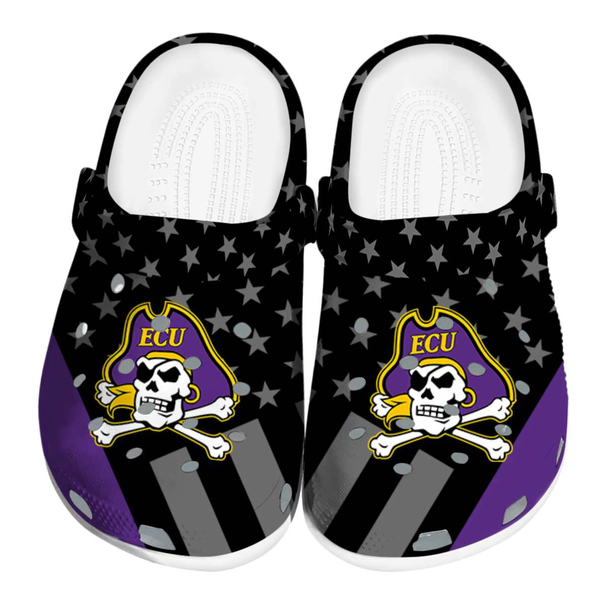 East Carolina Pirates 2025 NCAA Sport Crocs Clogs For Men Women and Kids - GNL1461856