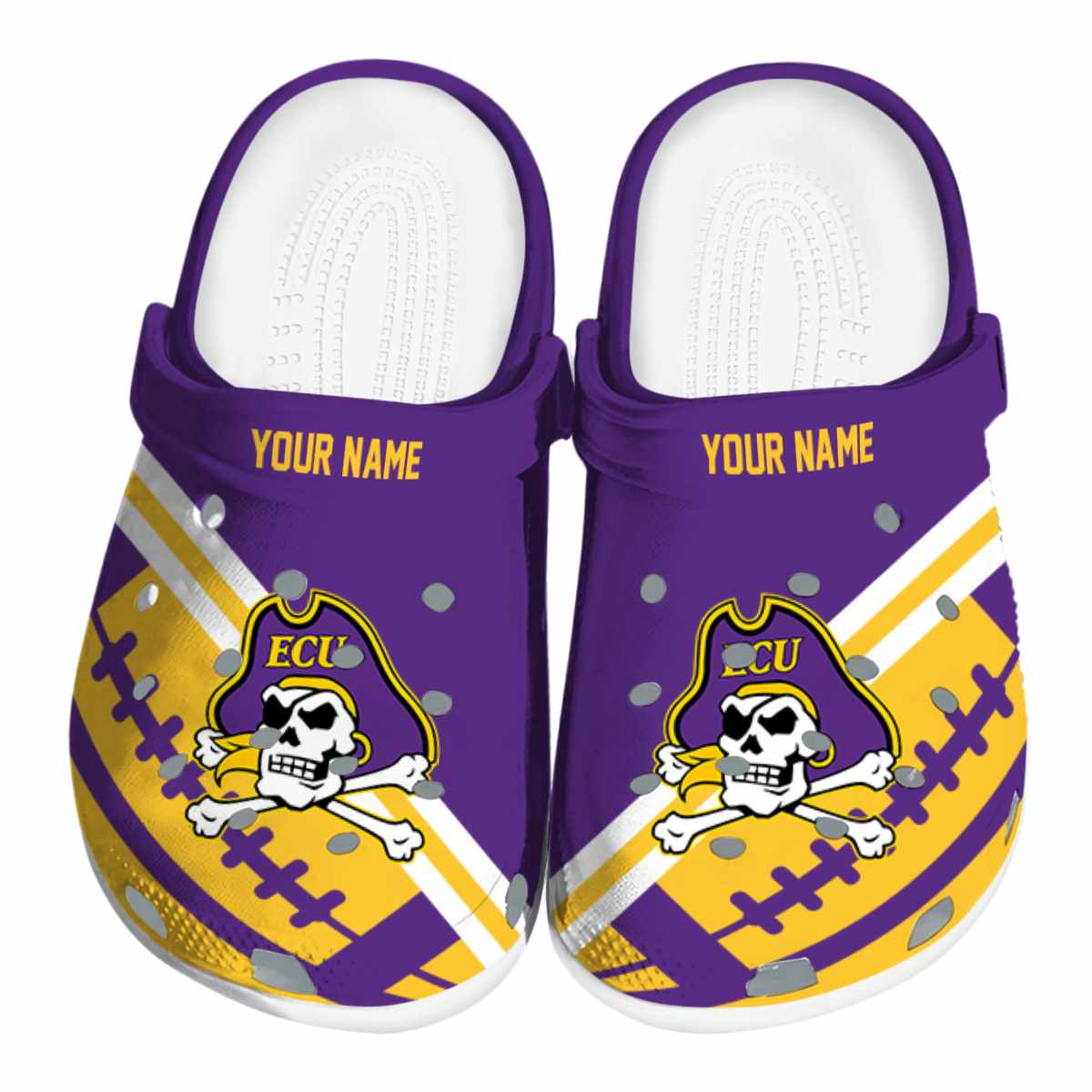 East Carolina Pirates 2025 NCAA Sport Crocs Clogs For Men Women and Kids - GNL1461864