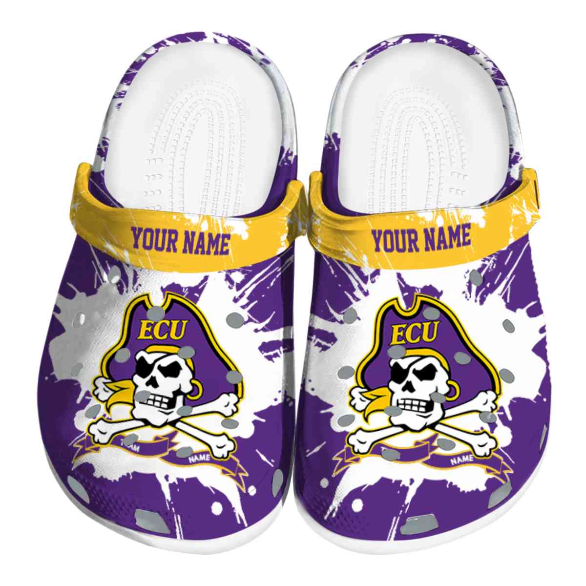East Carolina Pirates 2025 NCAA Sport Crocs Clogs For Men Women and Kids - GNL1461853