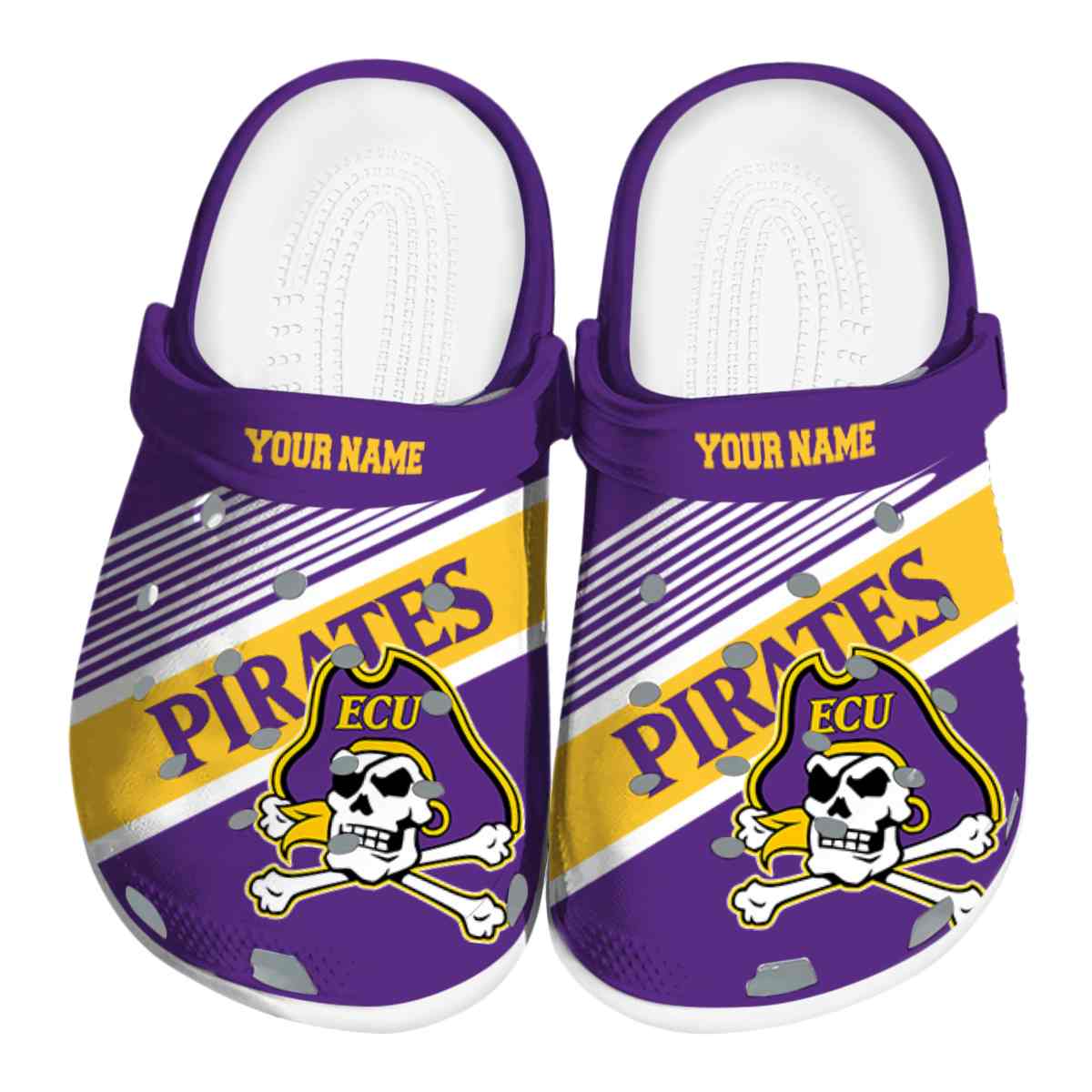 East Carolina Pirates 2025 NCAA Sport Crocs Clogs For Men Women and Kids - GNL1461854
