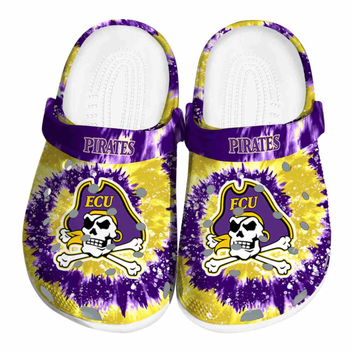 East Carolina Pirates 2025 NCAA Sport Crocs Clogs For Men Women and Kids - GNL1461862