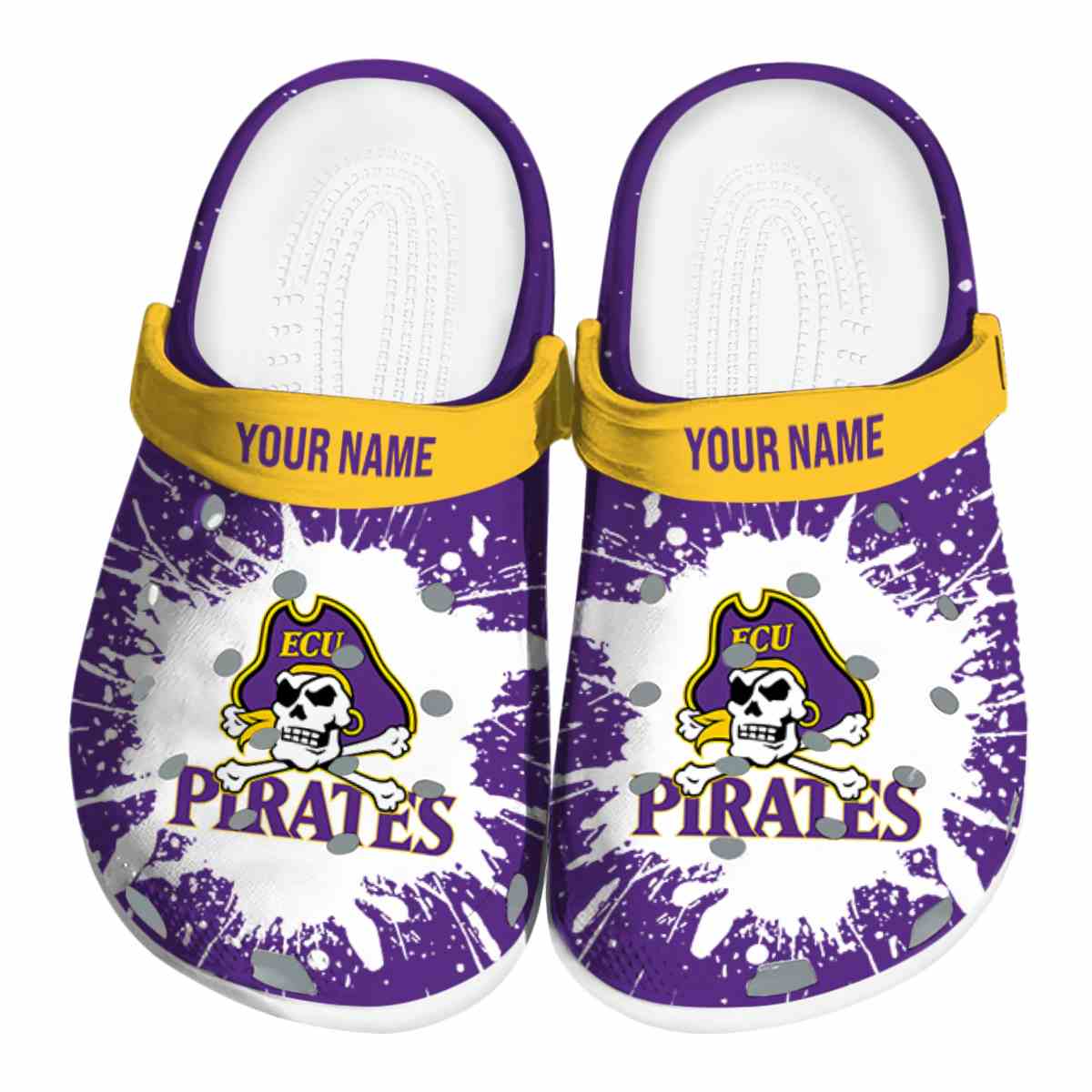 East Carolina Pirates 2025 NCAA Sport Crocs Clogs For Men Women and Kids - GNL1461859