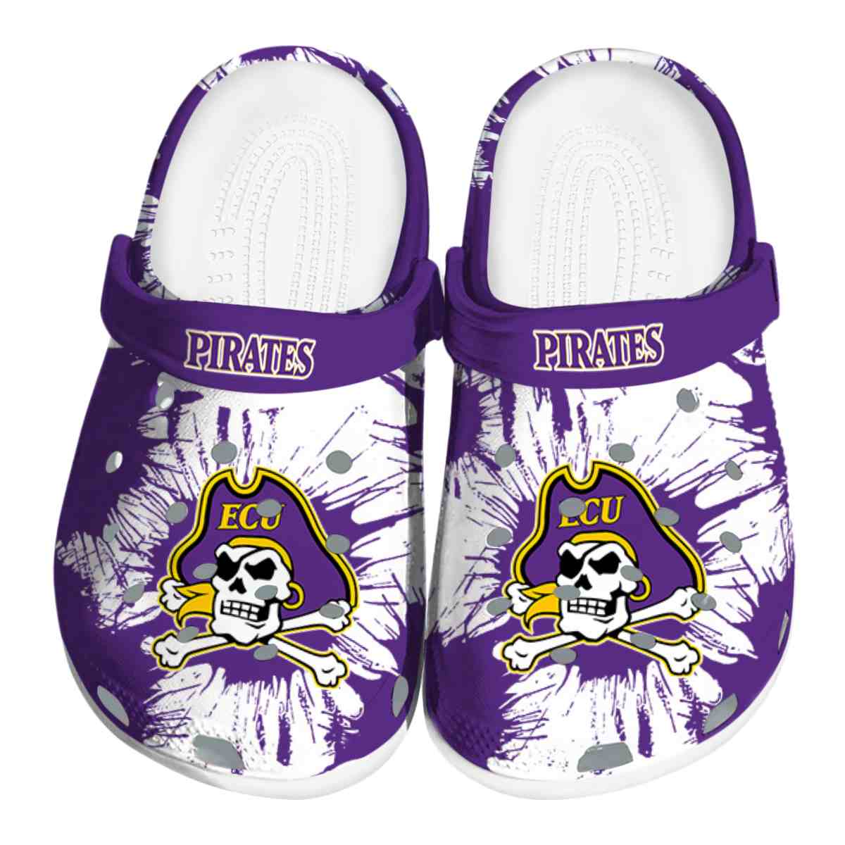 East Carolina Pirates 2025 NCAA Sport Crocs Clogs For Men Women and Kids - GNL1461870