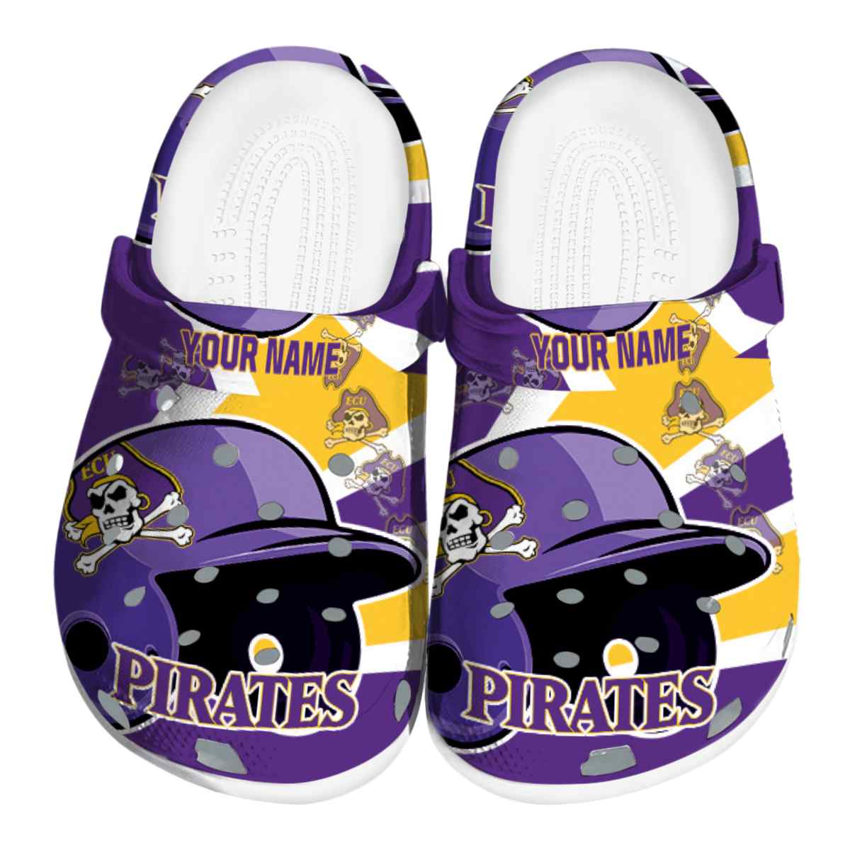 East Carolina Pirates 2025 NCAA Sport Crocs Clogs For Men Women and Kids - GNL1461877