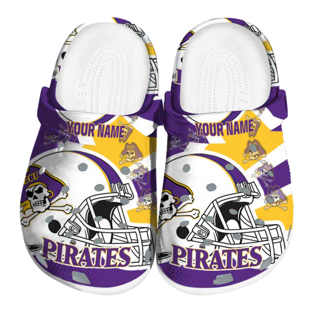 East Carolina Pirates 2025 NCAA Sport Crocs Clogs For Men Women and Kids - GNL1461863