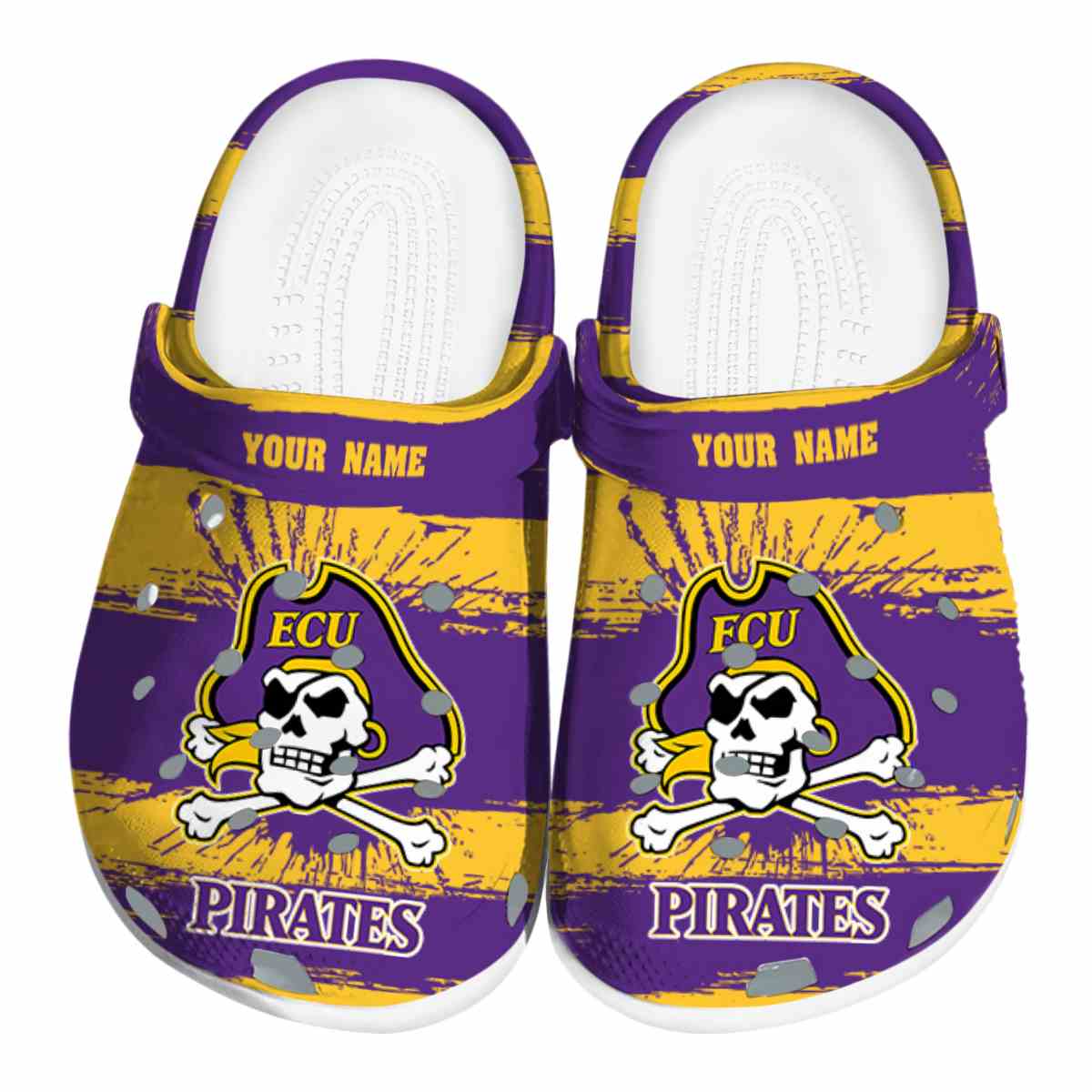 East Carolina Pirates 2025 NCAA Sport Crocs Clogs For Men Women and Kids - GNL1461879