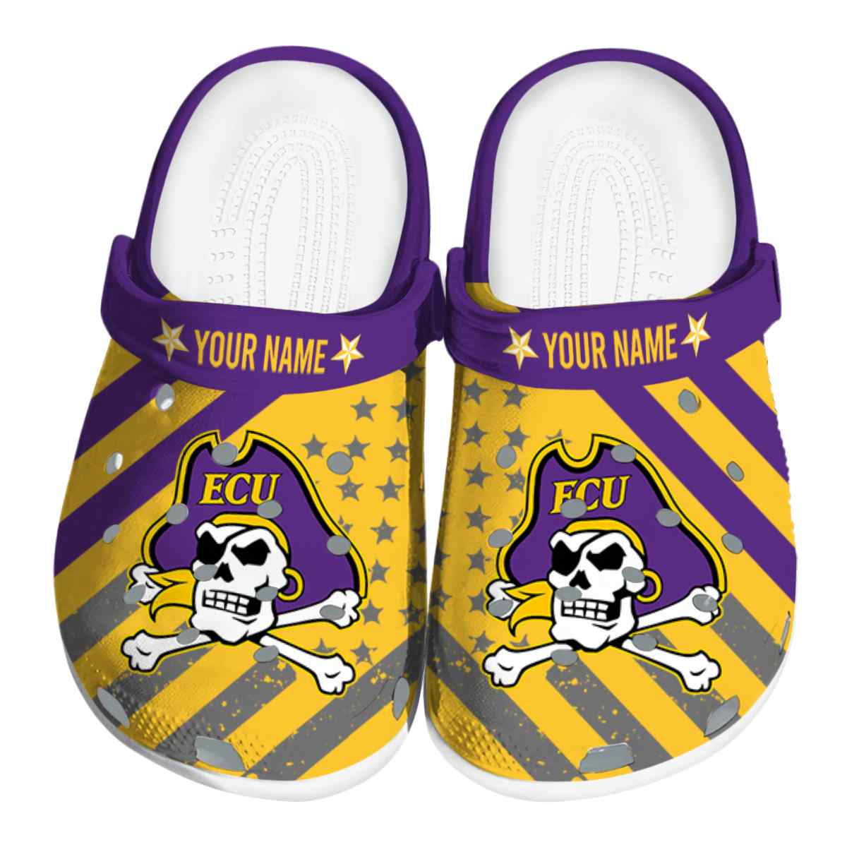 East Carolina Pirates 2025 NCAA Sport Crocs Clogs For Men Women and Kids - GNL1461871