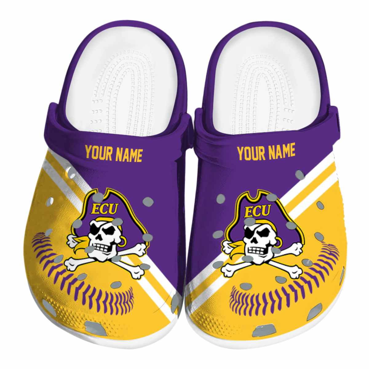 East Carolina Pirates 2025 NCAA Sport Crocs Clogs For Men Women and Kids - GNL1461891