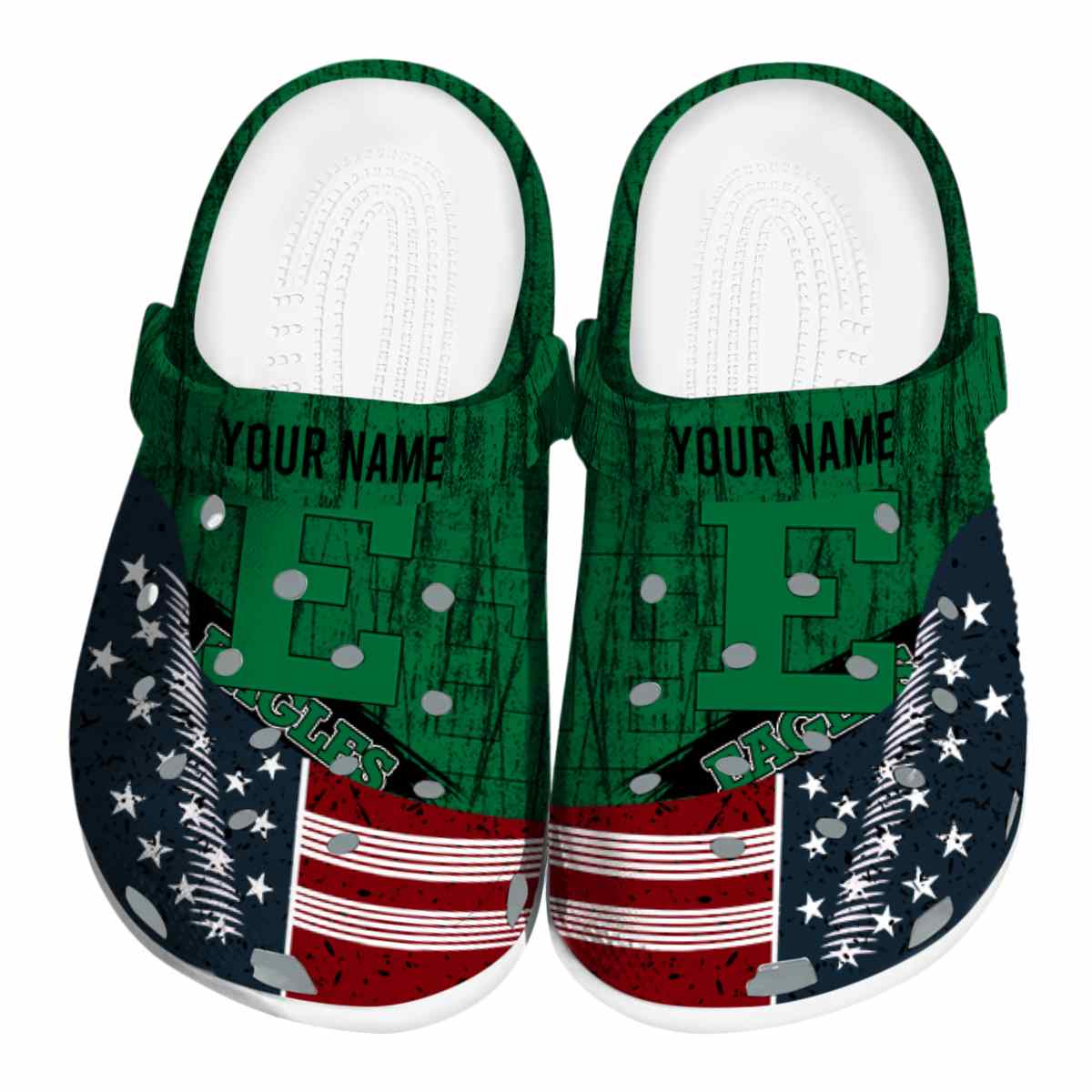 Eastern Michigan Eagles 2025 NCAA Sport Crocs Clogs For Men Women and Kids - GNL1461894