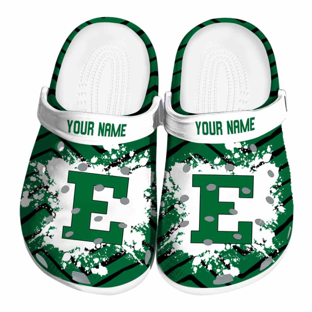 Eastern Michigan Eagles 2025 NCAA Sport Crocs Clogs For Men Women and Kids - GNL1461884