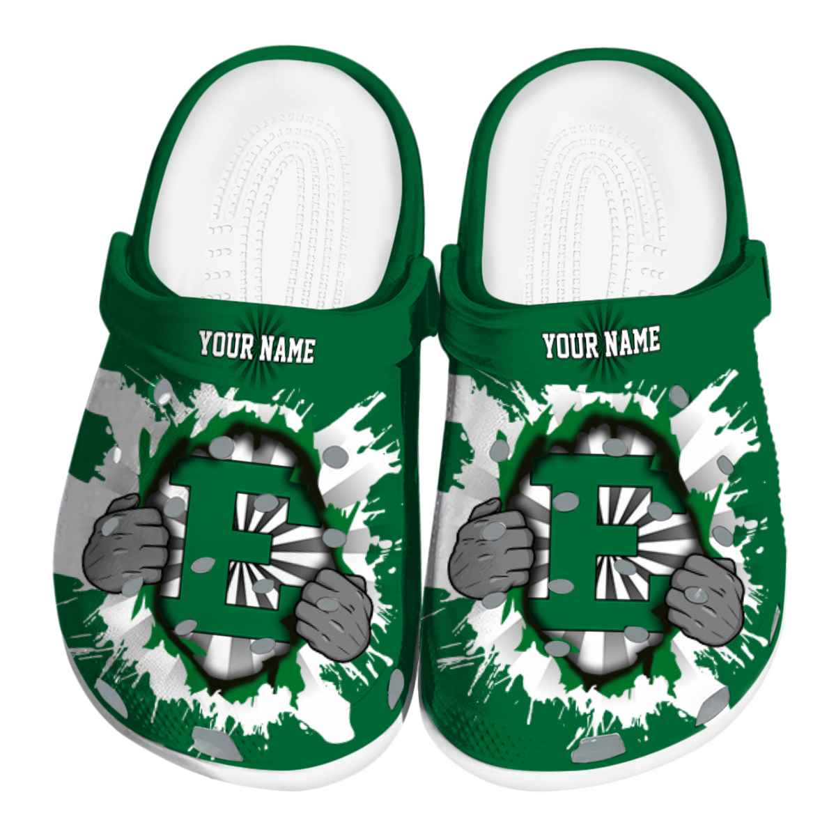 Eastern Michigan Eagles 2025 NCAA Sport Crocs Clogs For Men Women and Kids - GNL1461893