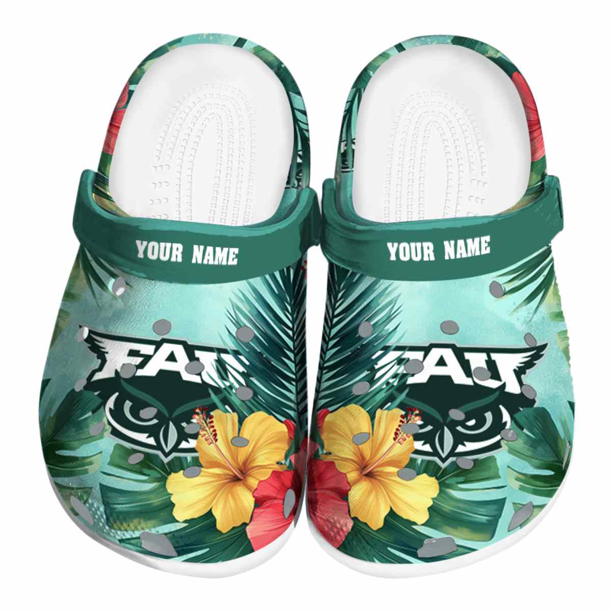 Florida Atlantic Owls 2025 NCAA Sport Crocs Clogs For Men Women and Kids - GNL1461967