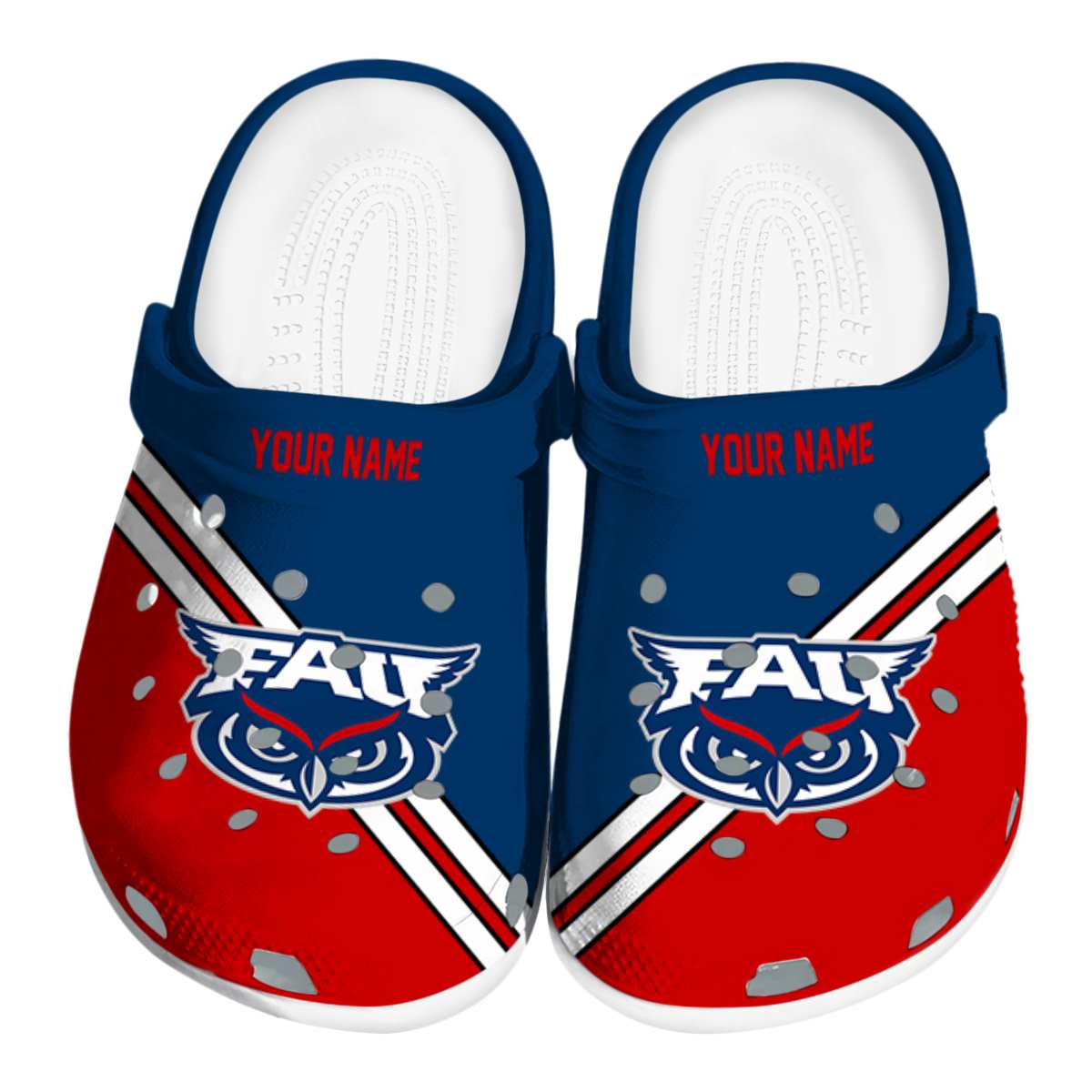 Florida Atlantic Owls 2025 NCAA Sport Crocs Clogs For Men Women and Kids - GNL1461968