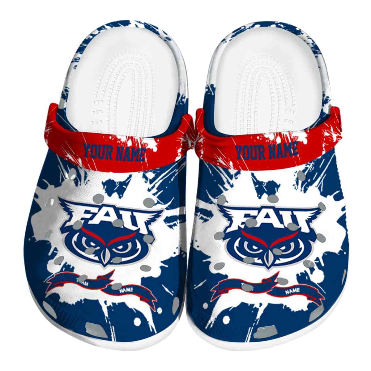 Florida Atlantic Owls 2025 NCAA Sport Crocs Clogs For Men Women and Kids - GNL1461949