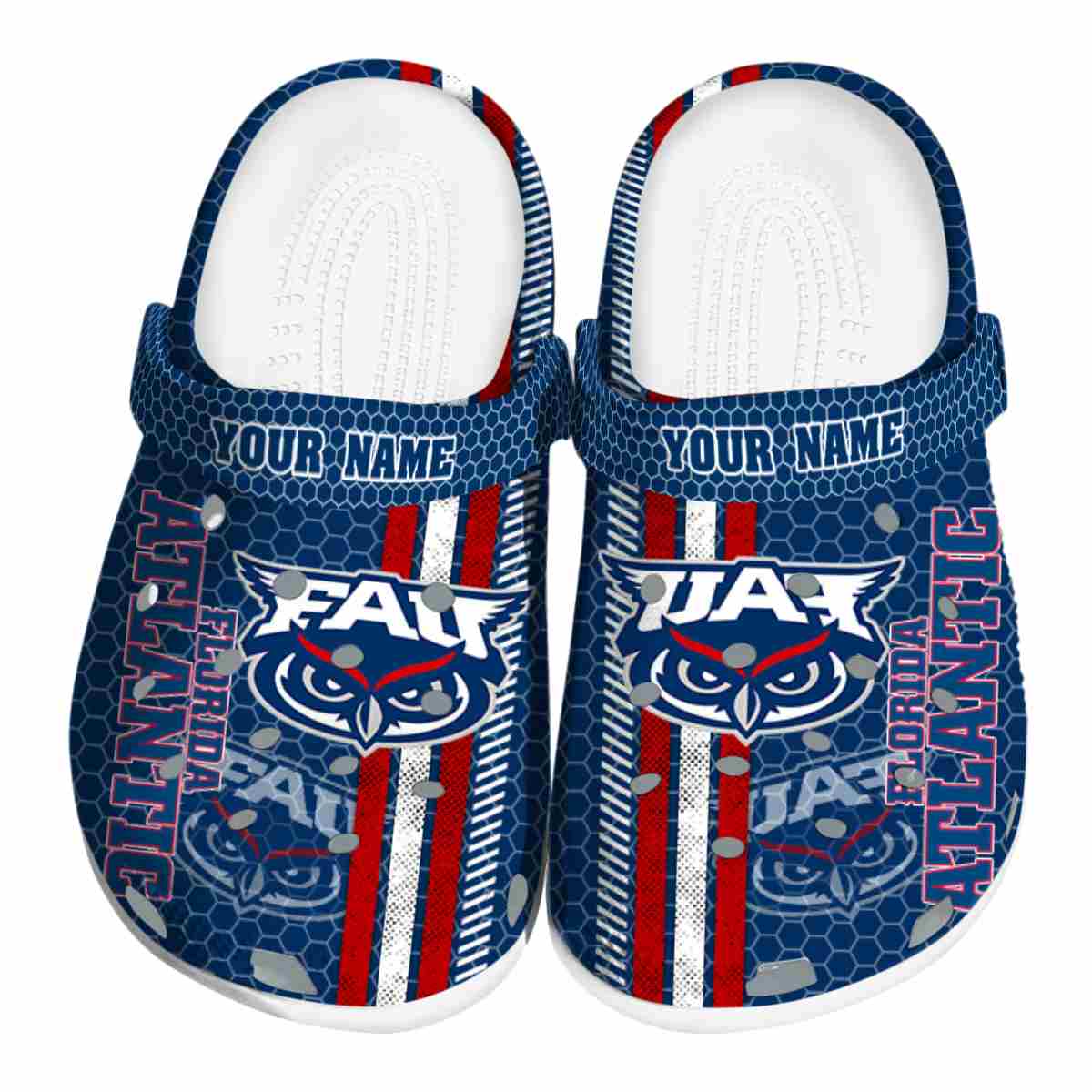 Florida Atlantic Owls 2025 NCAA Sport Crocs Clogs For Men Women and Kids - GNL1461964