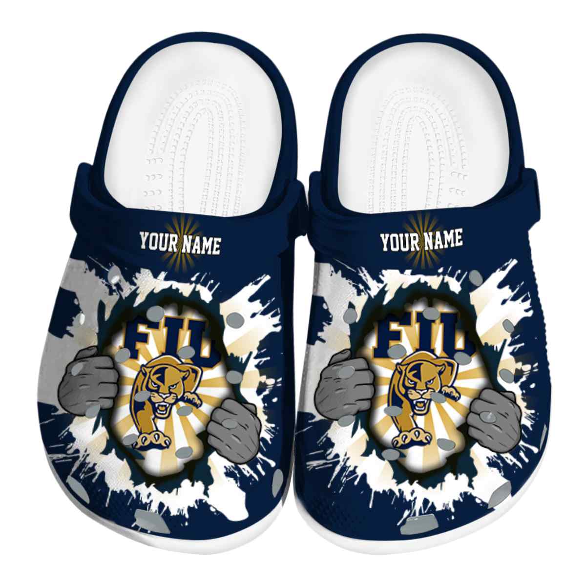FIU Panthers 2025 NCAA Sport Crocs Clogs For Men Women and Kids - GNL1461945