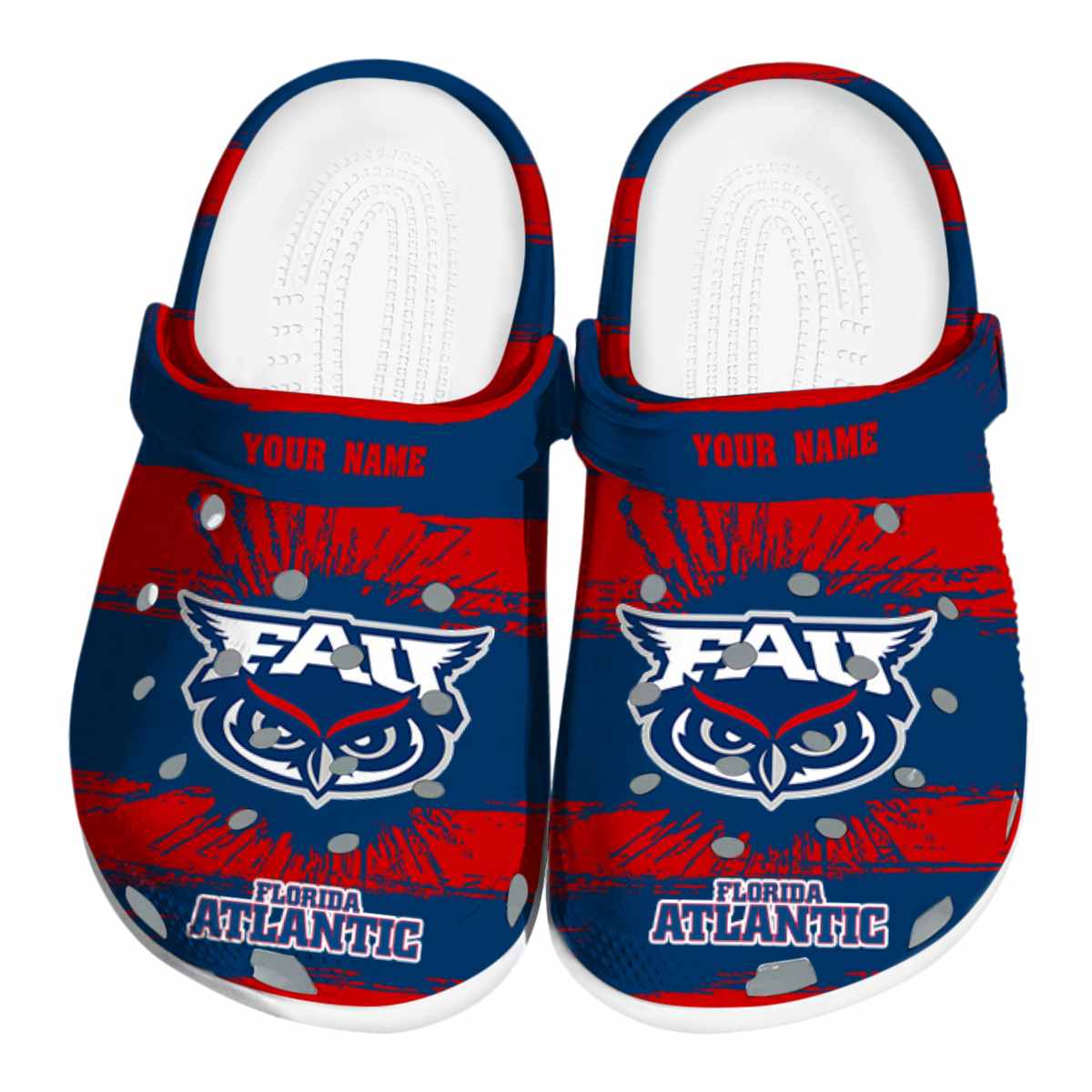 Florida Atlantic Owls 2025 NCAA Sport Crocs Clogs For Men Women and Kids - GNL1461961