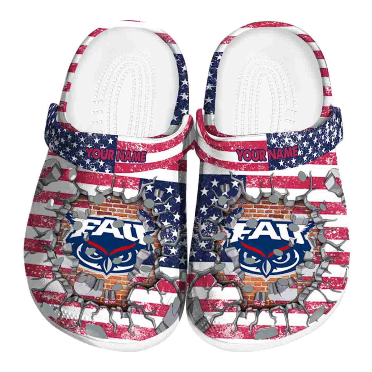 Florida Atlantic Owls 2025 NCAA Sport Crocs Clogs For Men Women and Kids - GNL1461972