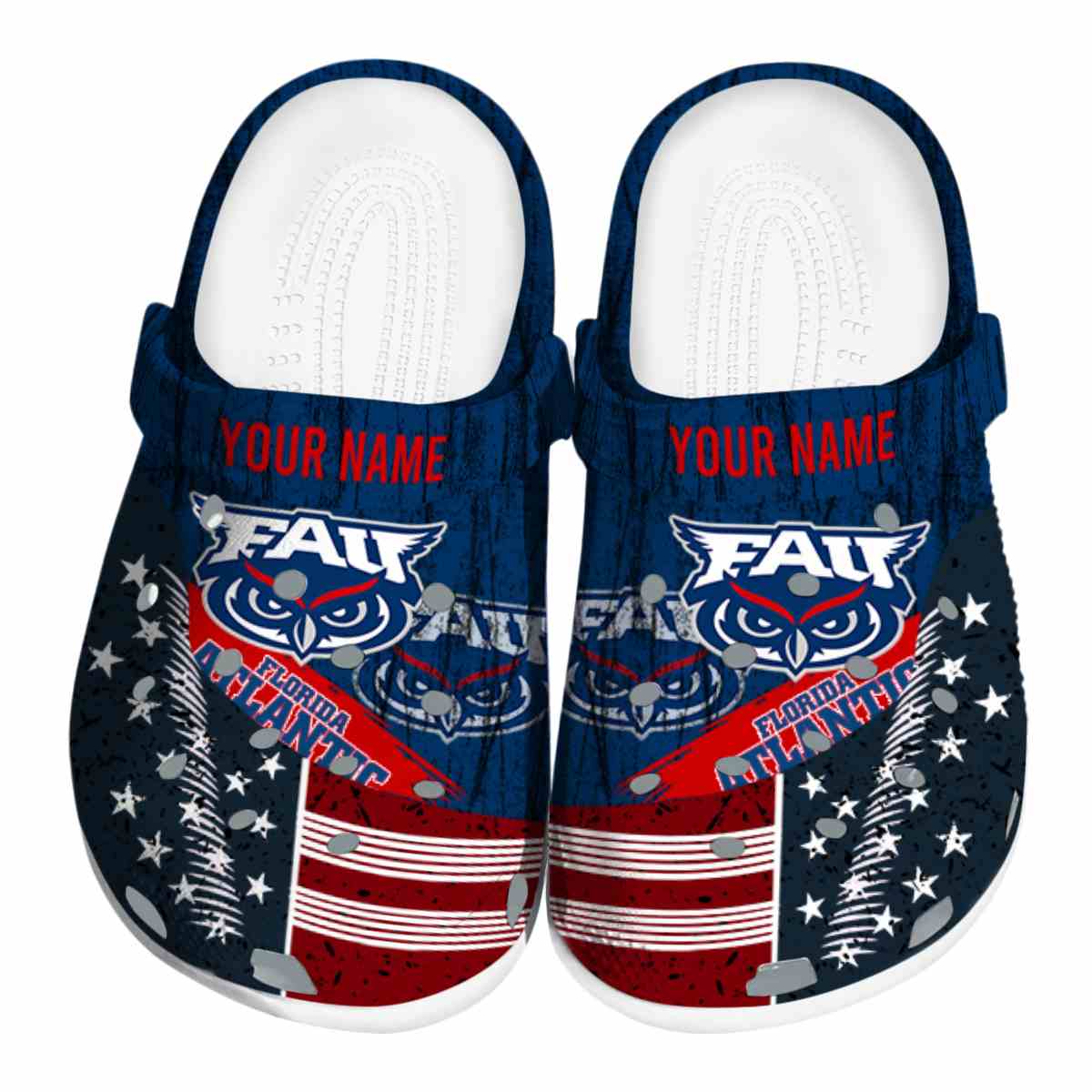 Florida Atlantic Owls 2025 NCAA Sport Crocs Clogs For Men Women and Kids - GNL1461997