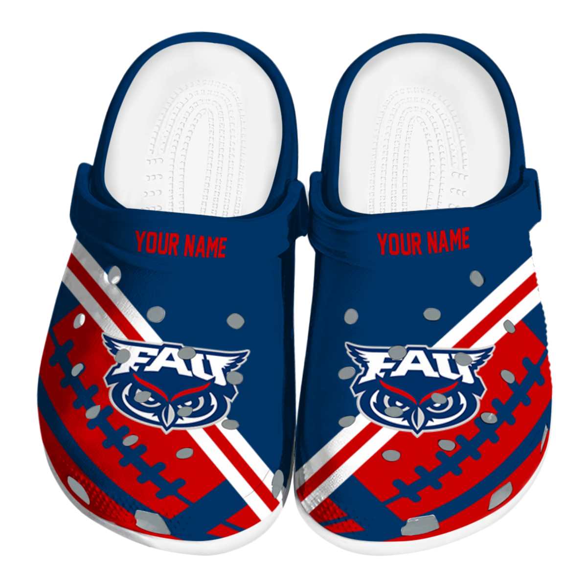 Florida Atlantic Owls 2025 NCAA Sport Crocs Clogs For Men Women and Kids - GNL1461984