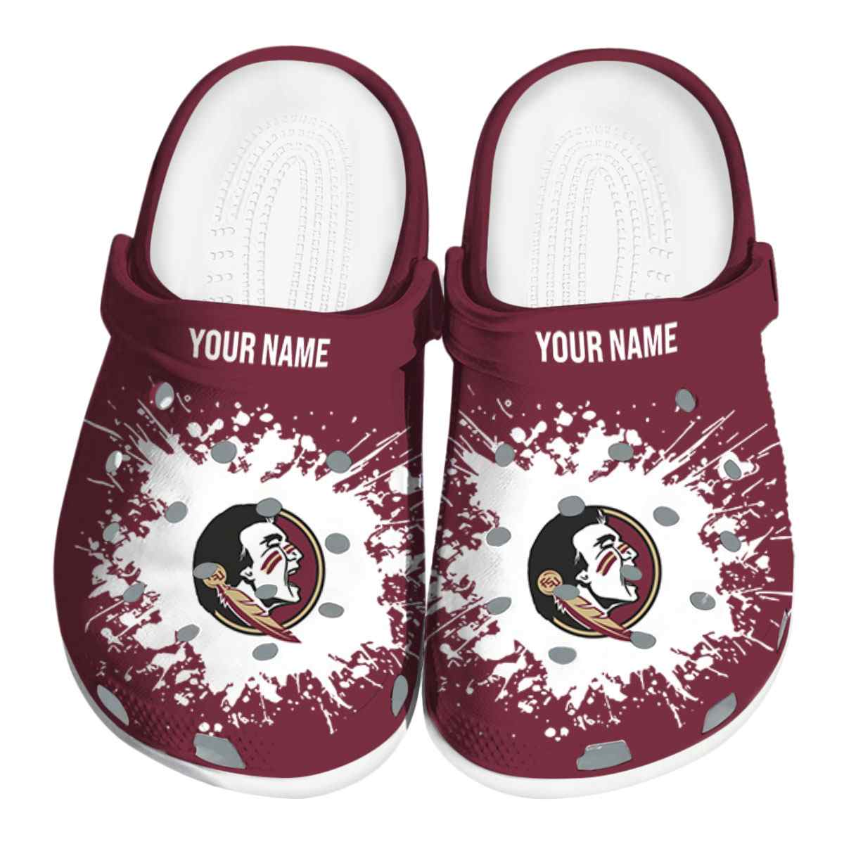 Florida State Seminoles 2025 NCAA Sport Crocs Clogs For Men Women and Kids - GNL1462022