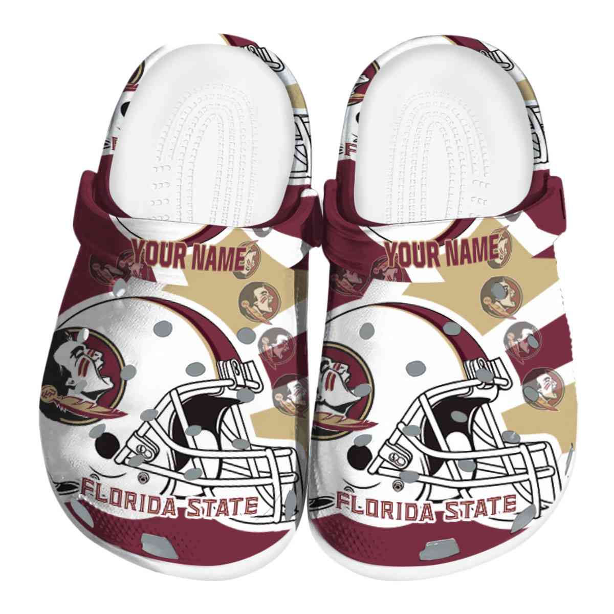 Florida State Seminoles 2025 NCAA Sport Crocs Clogs For Men Women and Kids - GNL1462024