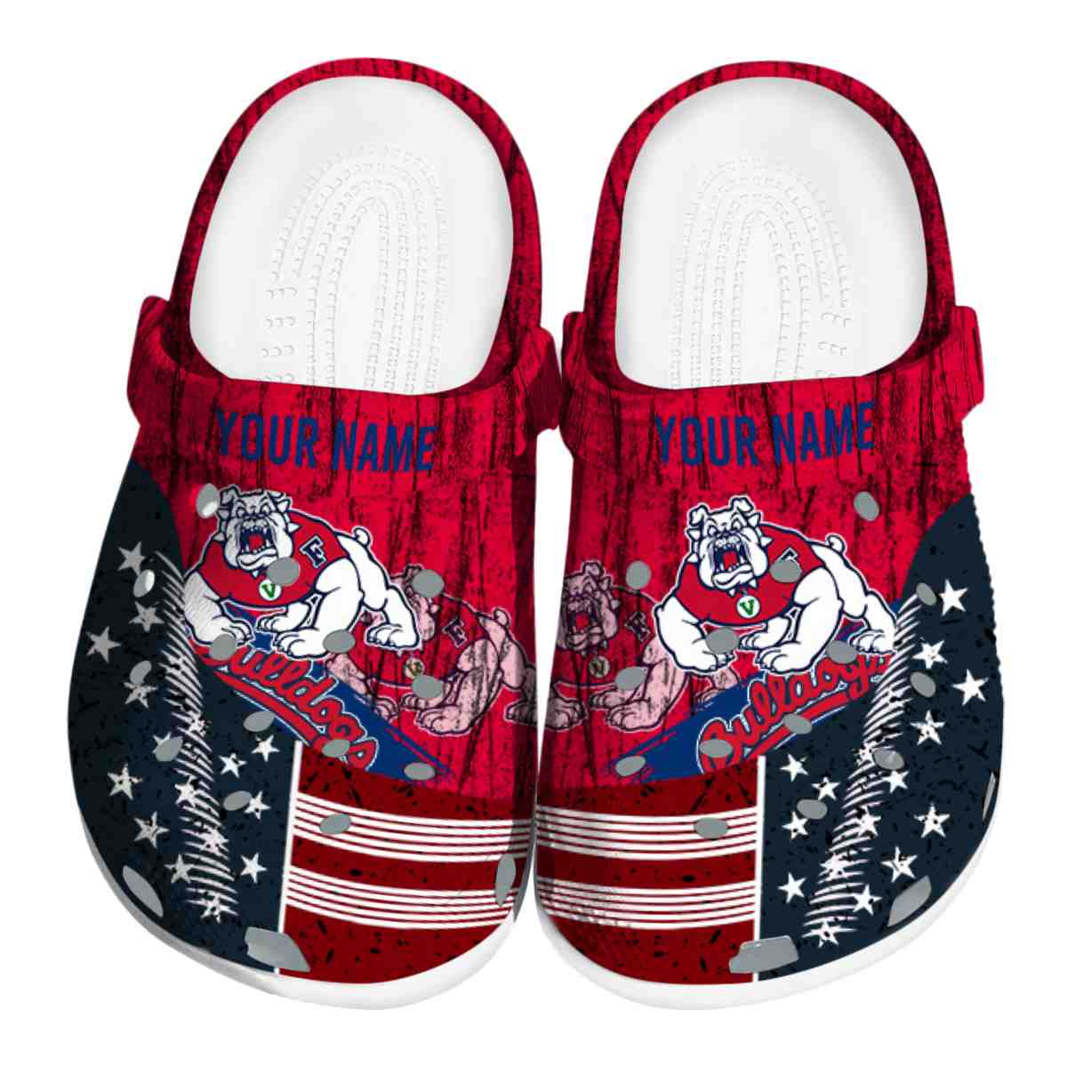 Fresno State Bulldogs 2025 NCAA Sport Crocs Clogs For Men Women and Kids - GNL1462039