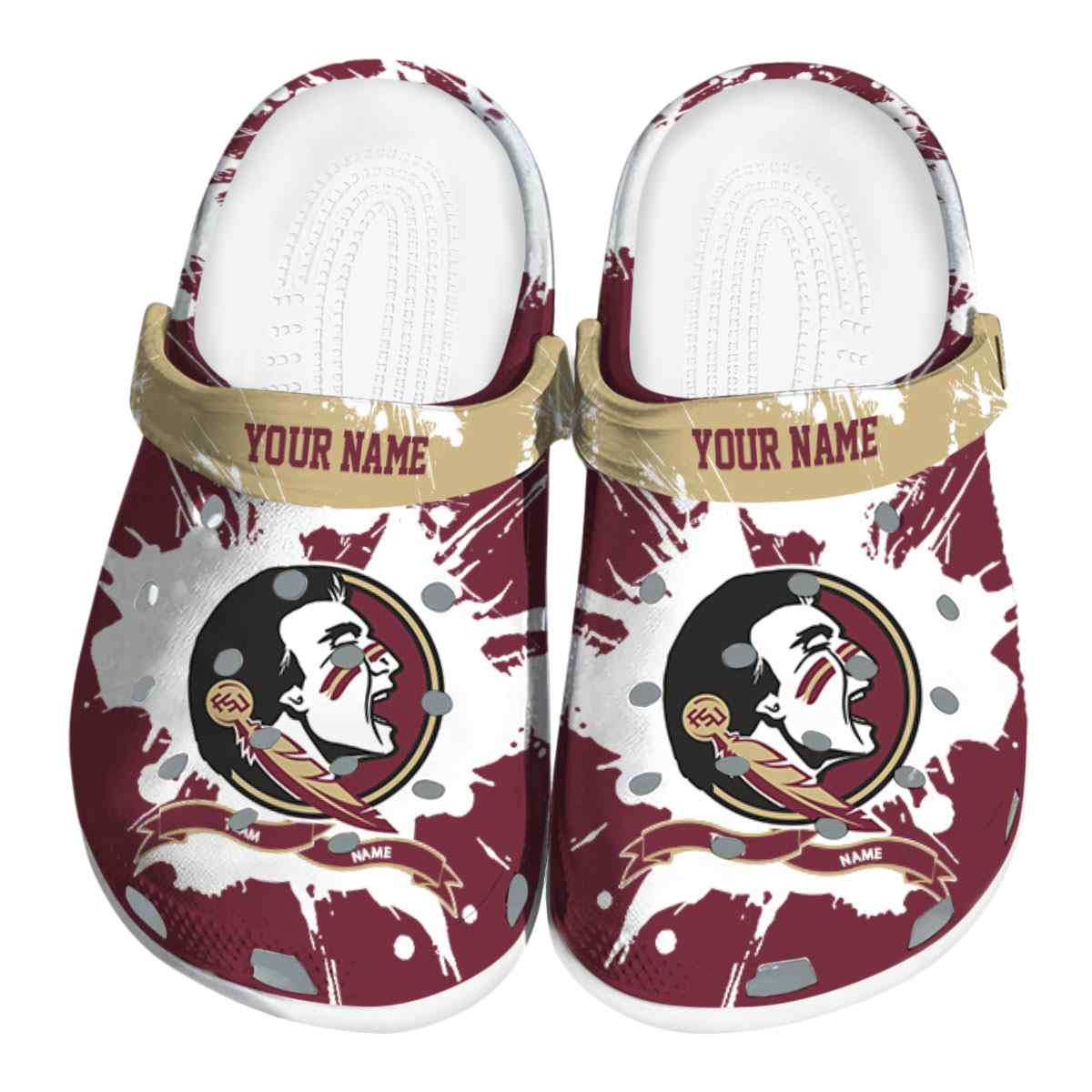 Florida State Seminoles 2025 NCAA Sport Crocs Clogs For Men Women and Kids - GNL1462034