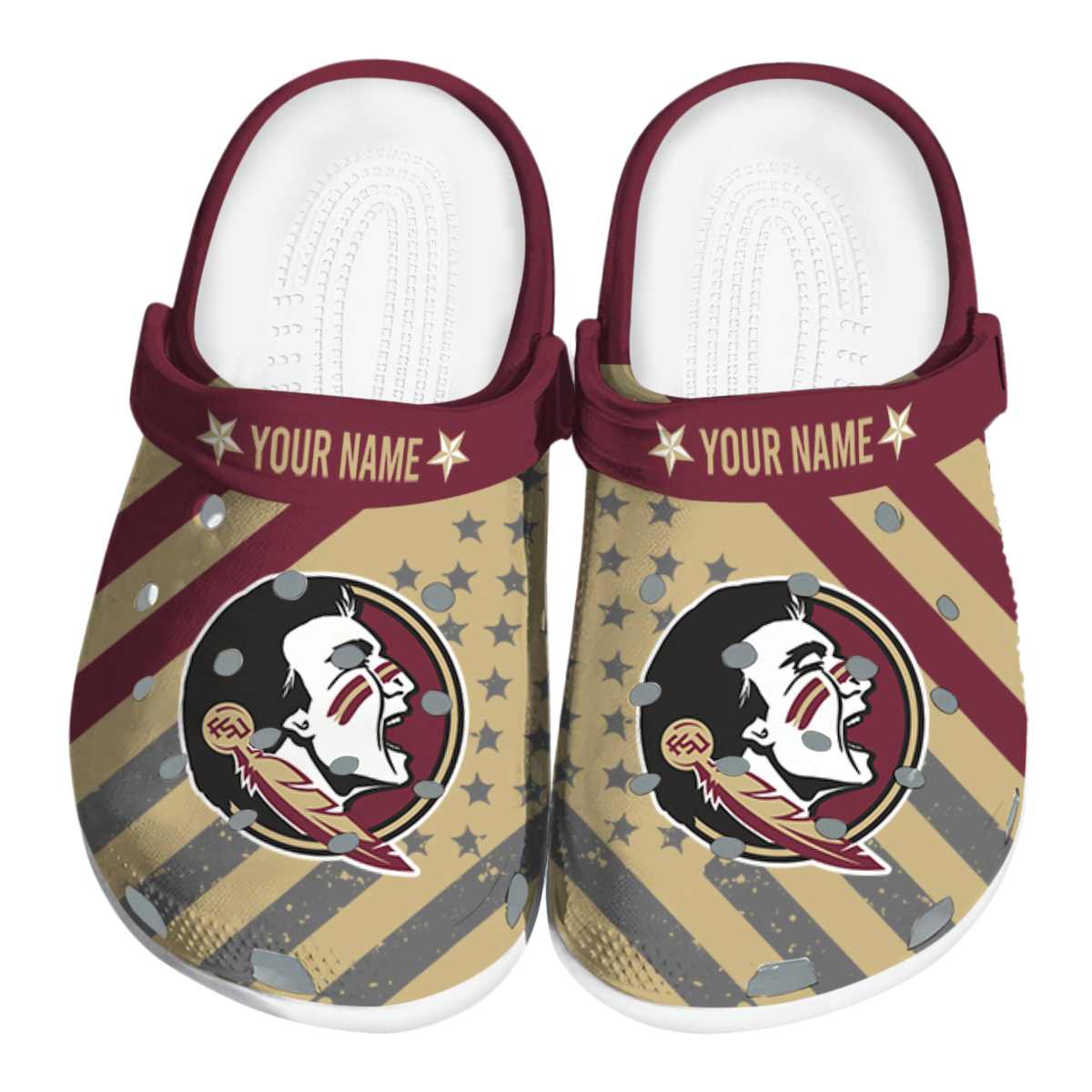 Florida State Seminoles 2025 NCAA Sport Crocs Clogs For Men Women and Kids - GNL1462056