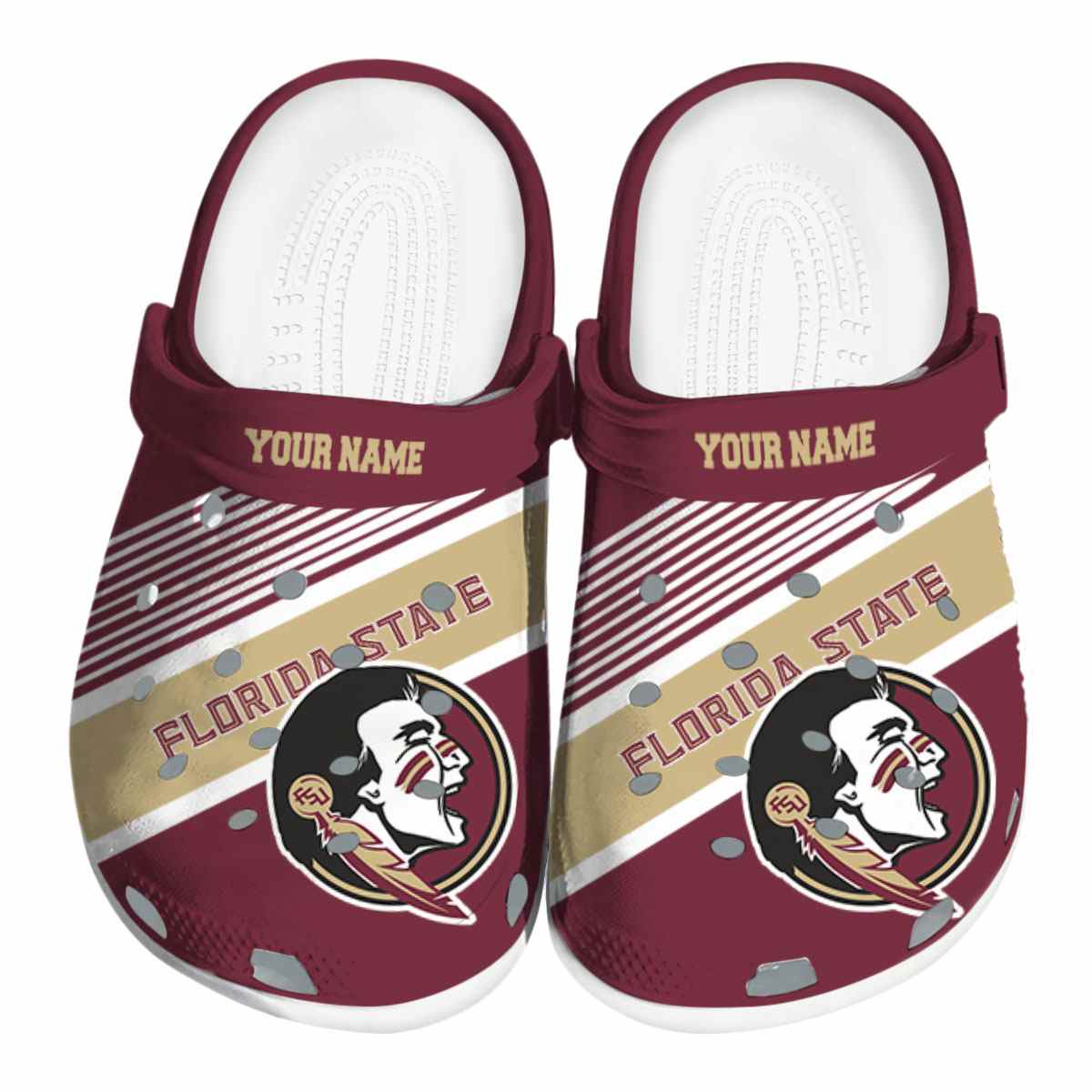 Florida State Seminoles 2025 NCAA Sport Crocs Clogs For Men Women and Kids - GNL1462041