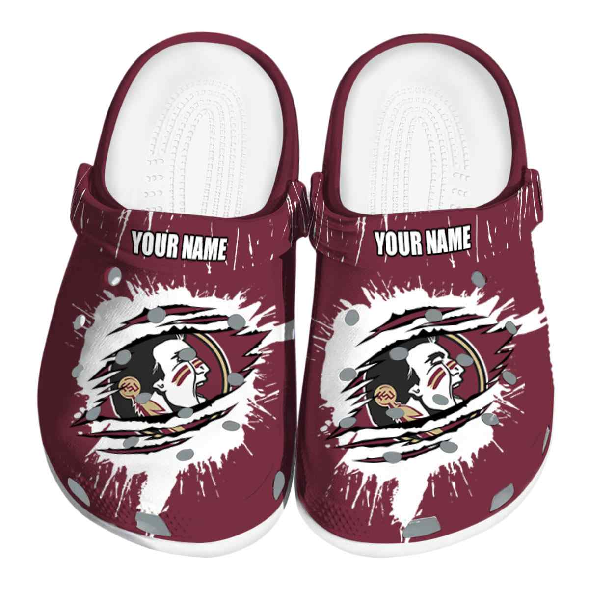 Florida State Seminoles 2025 NCAA Sport Crocs Clogs For Men Women and Kids - GNL1462035
