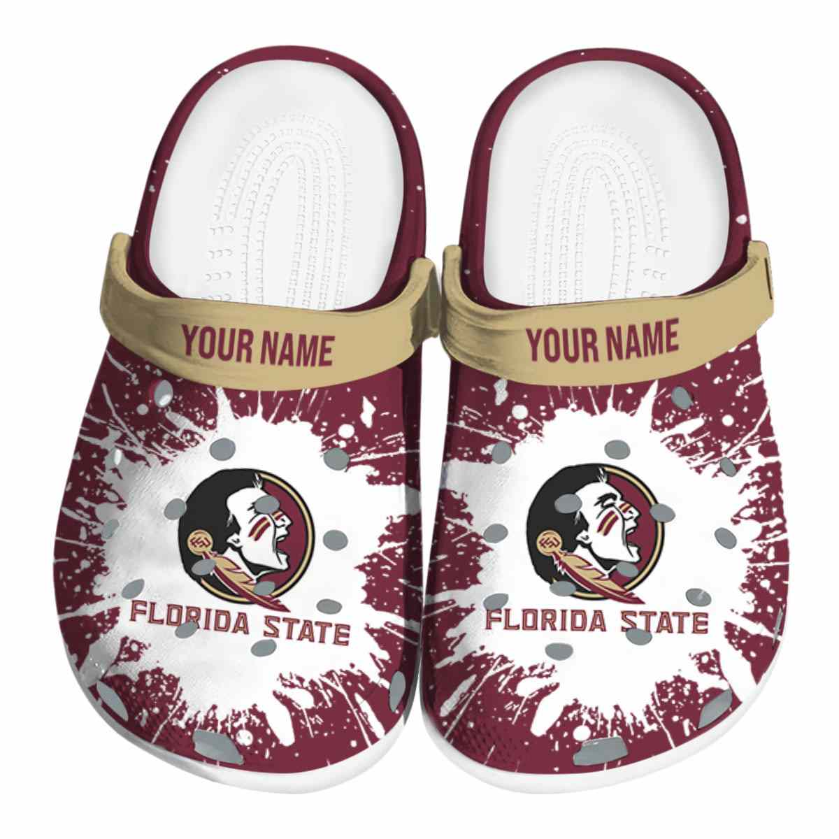 Florida State Seminoles 2025 NCAA Sport Crocs Clogs For Men Women and Kids - GNL1462048