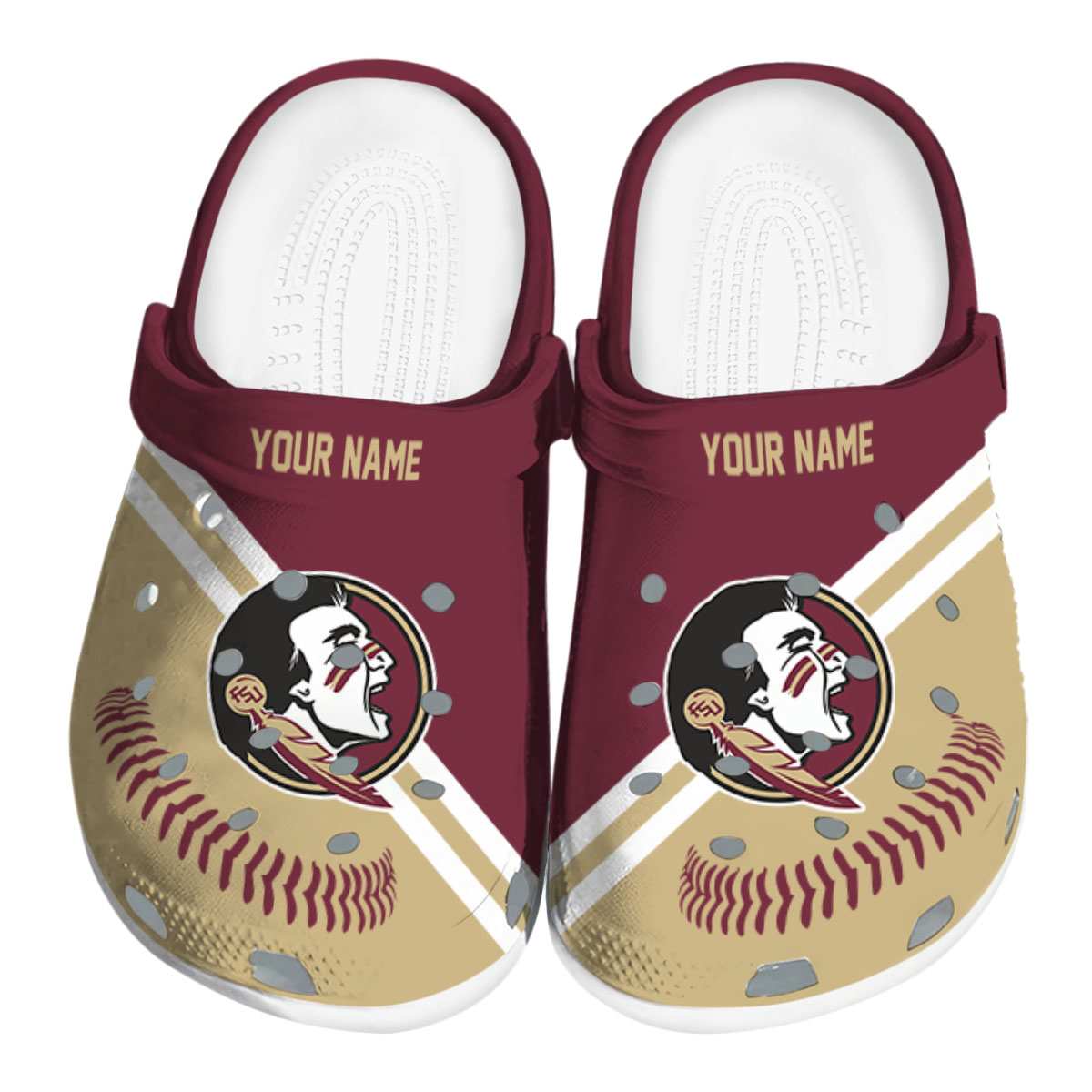 Florida State Seminoles 2025 NCAA Sport Crocs Clogs For Men Women and Kids - GNL1462047