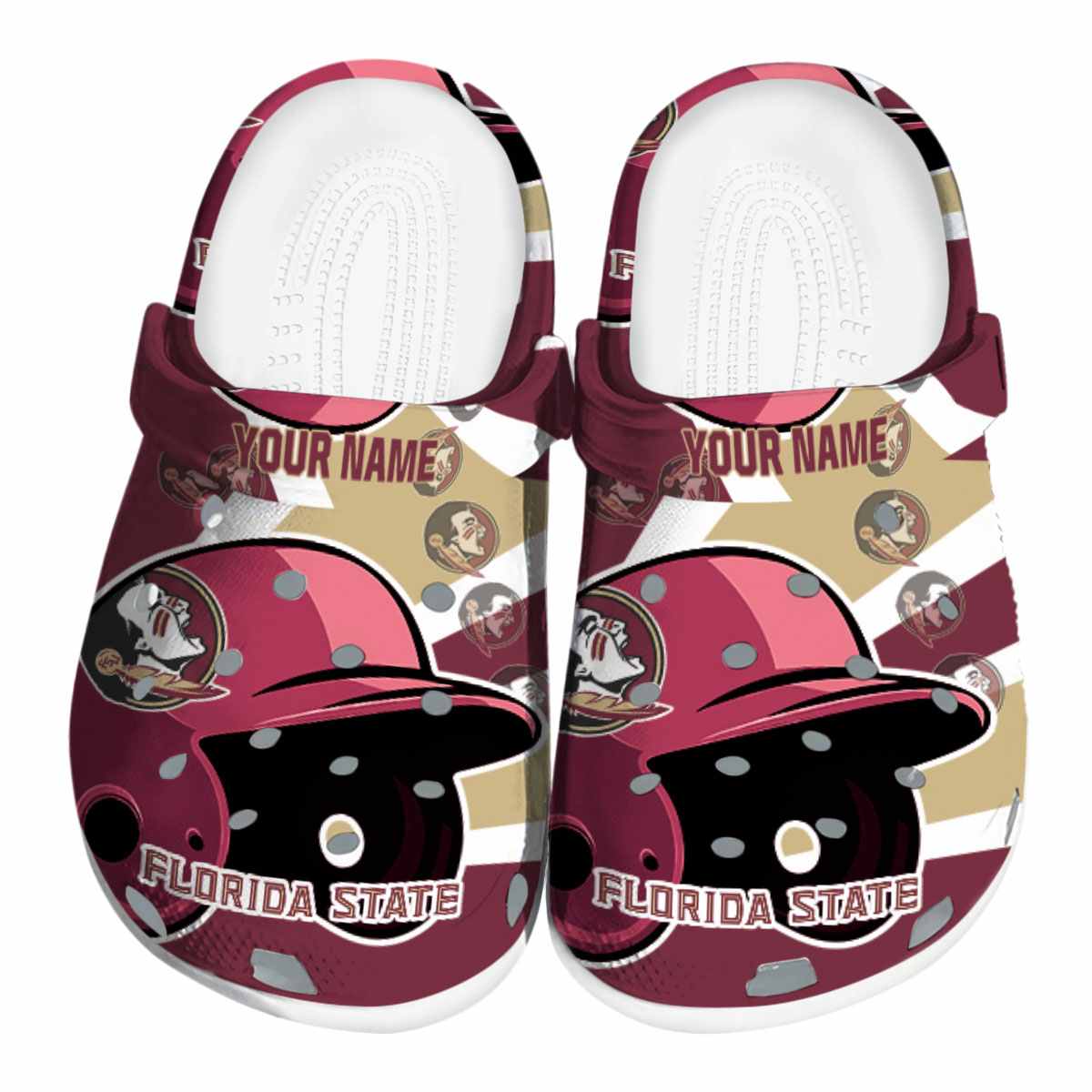 Florida State Seminoles 2025 NCAA Sport Crocs Clogs For Men Women and Kids - GNL1462046