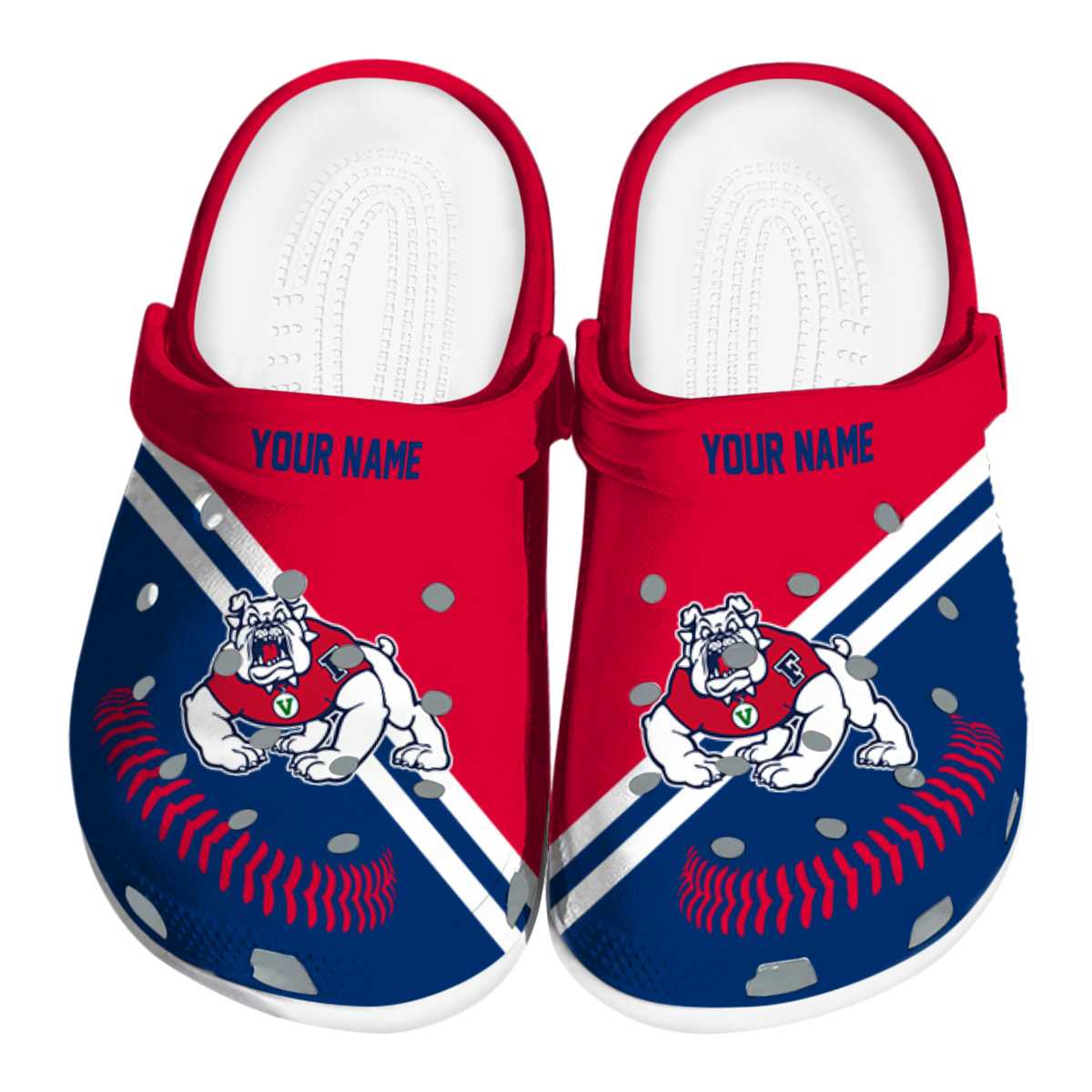 Fresno State Bulldogs 2025 NCAA Sport Crocs Clogs For Men Women and Kids - GNL1462074