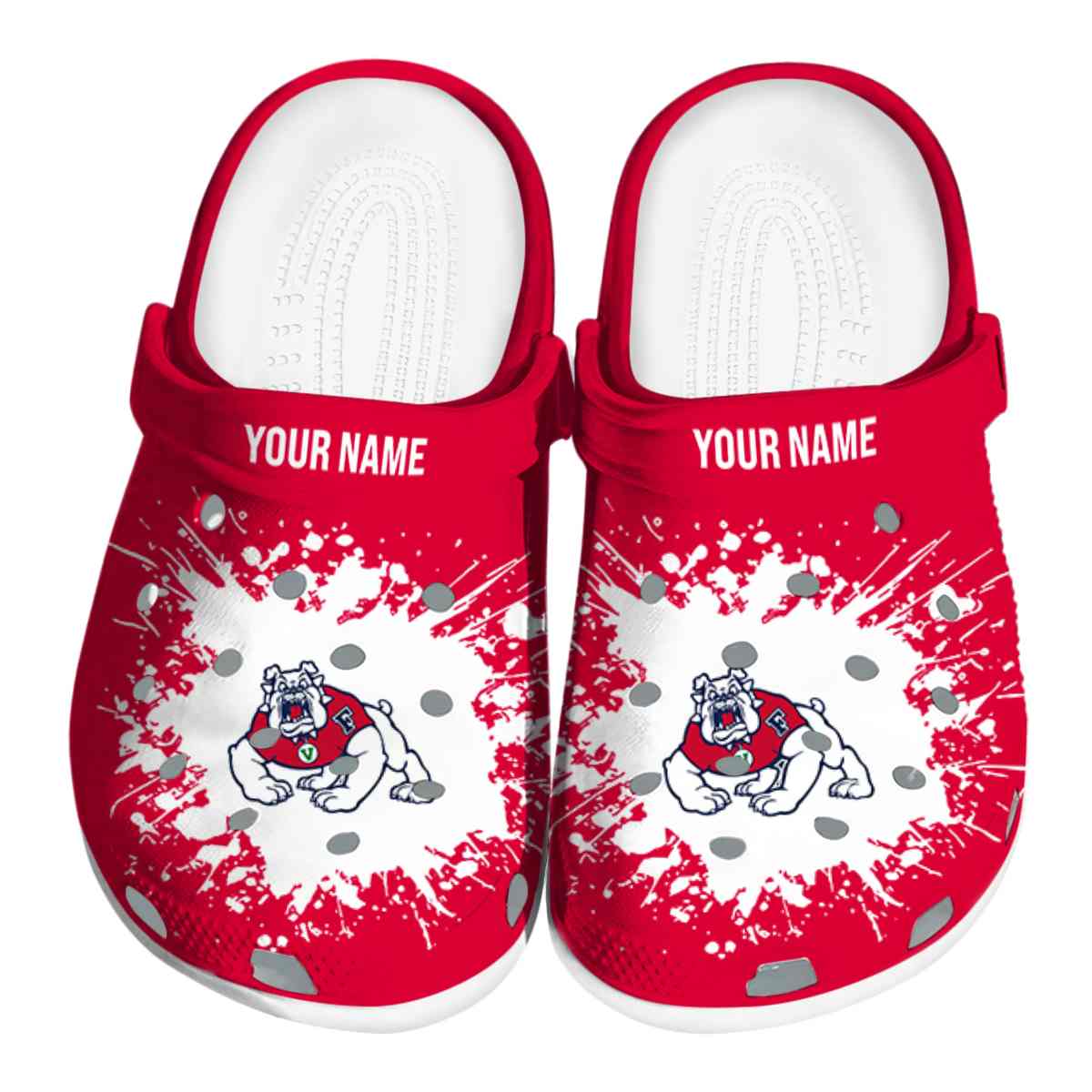 Fresno State Bulldogs 2025 NCAA Sport Crocs Clogs For Men Women and Kids - GNL1462067