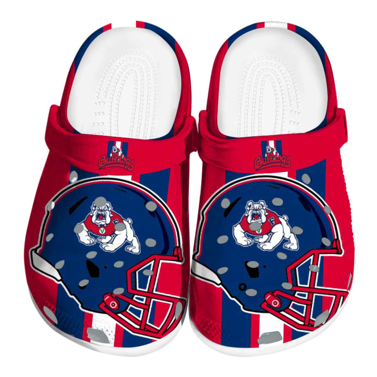 Fresno State Bulldogs 2025 NCAA Sport Crocs Clogs For Men Women and Kids - GNL1462070