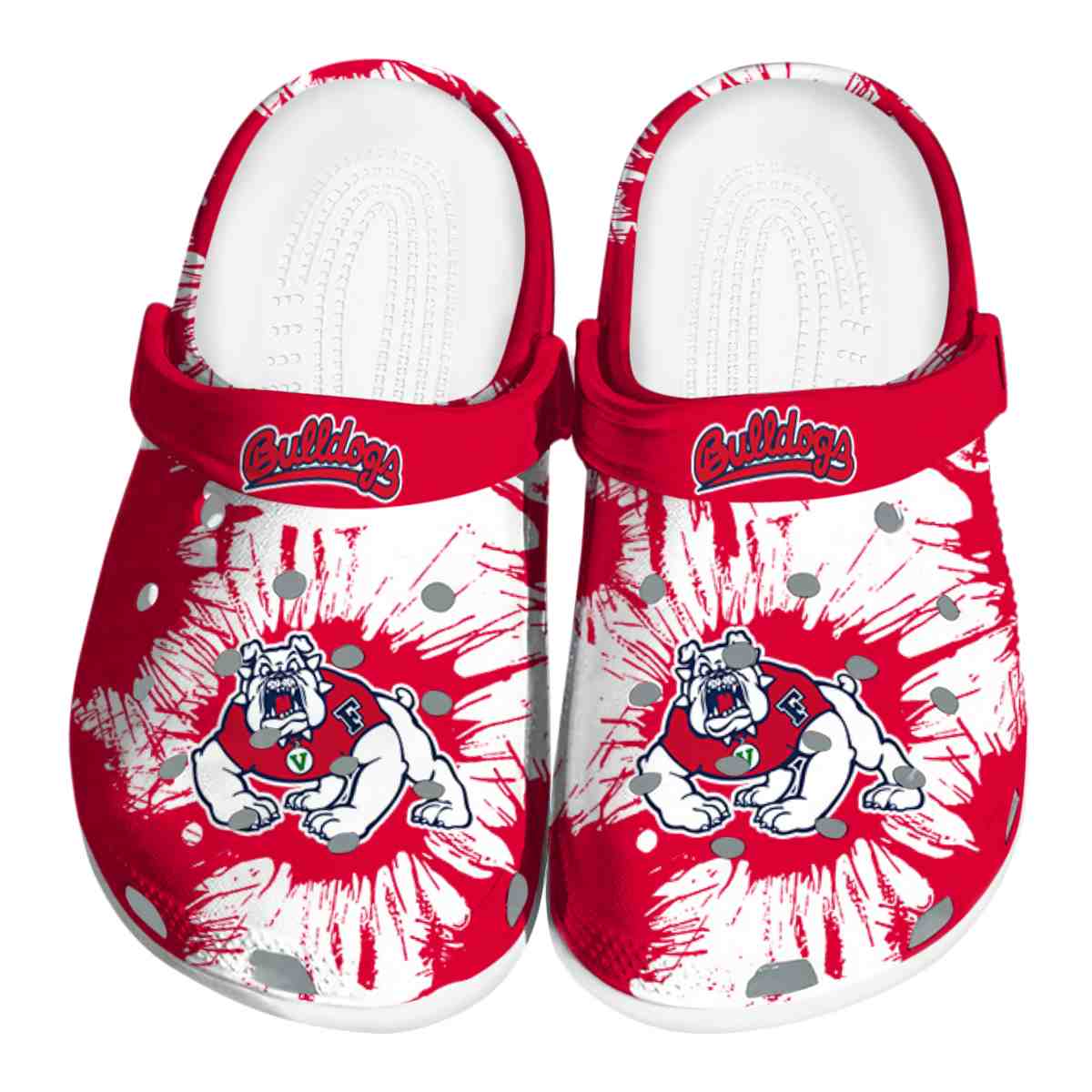 Fresno State Bulldogs 2025 NCAA Sport Crocs Clogs For Men Women and Kids - GNL1462087