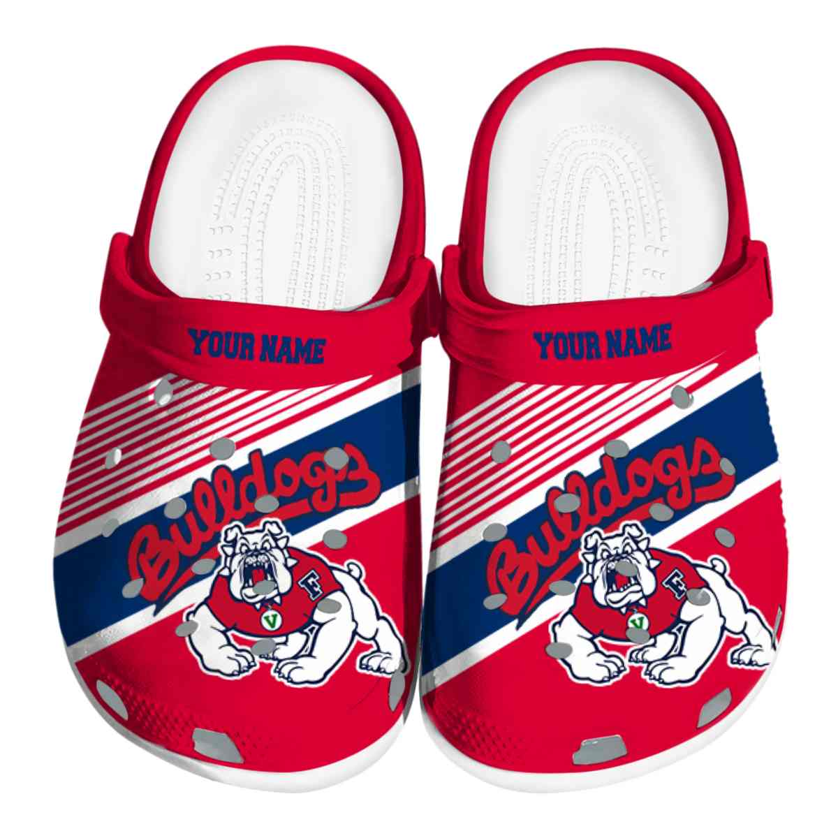 Fresno State Bulldogs 2025 NCAA Sport Crocs Clogs For Men Women and Kids - GNL1462078