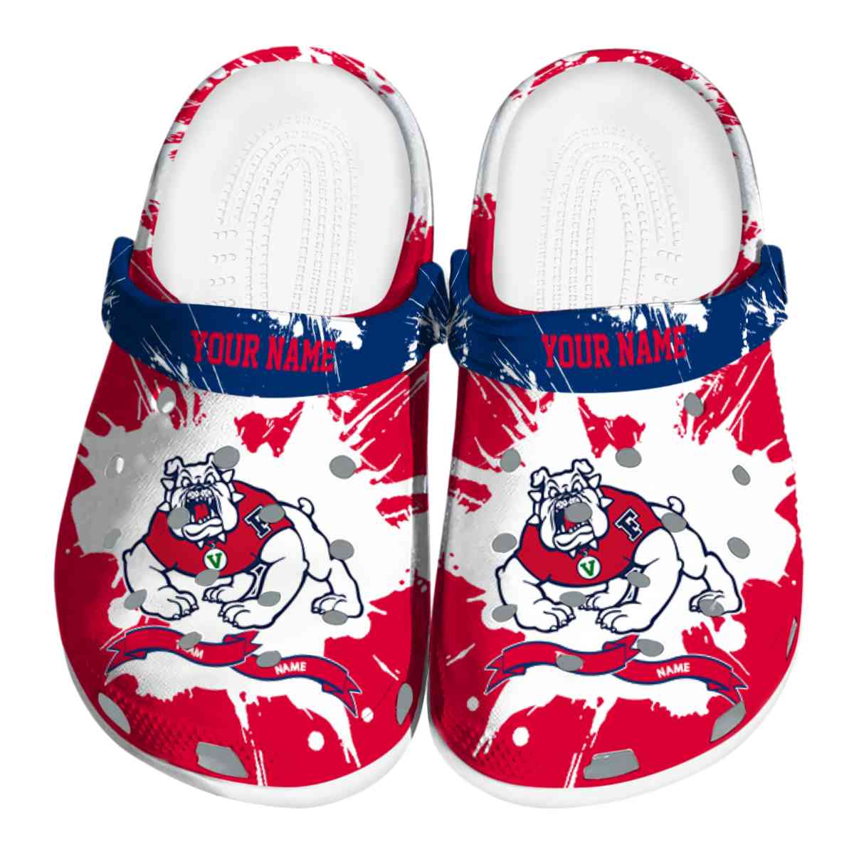 Fresno State Bulldogs 2025 NCAA Sport Crocs Clogs For Men Women and Kids - GNL1462060