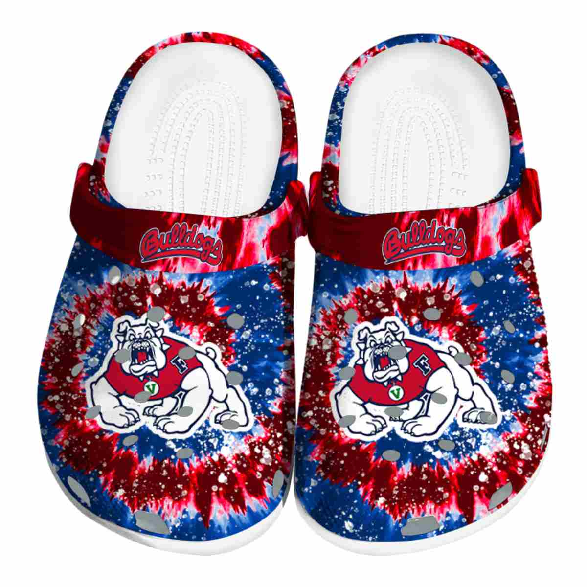 Fresno State Bulldogs 2025 NCAA Sport Crocs Clogs For Men Women and Kids - GNL1462069