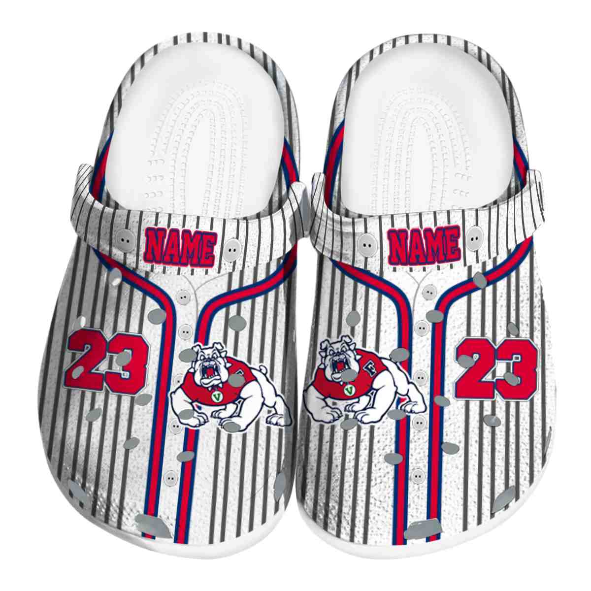 Fresno State Bulldogs 2025 NCAA Sport Crocs Clogs For Men Women and Kids - GNL1462076
